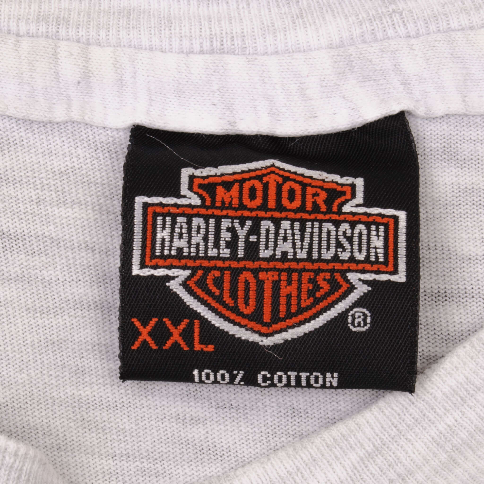 Vintage All Over Print 90th Anniversary Harley Davidson Tee Shirt 1993 Size 2XL Made In USA With Single Stitch Sleeves