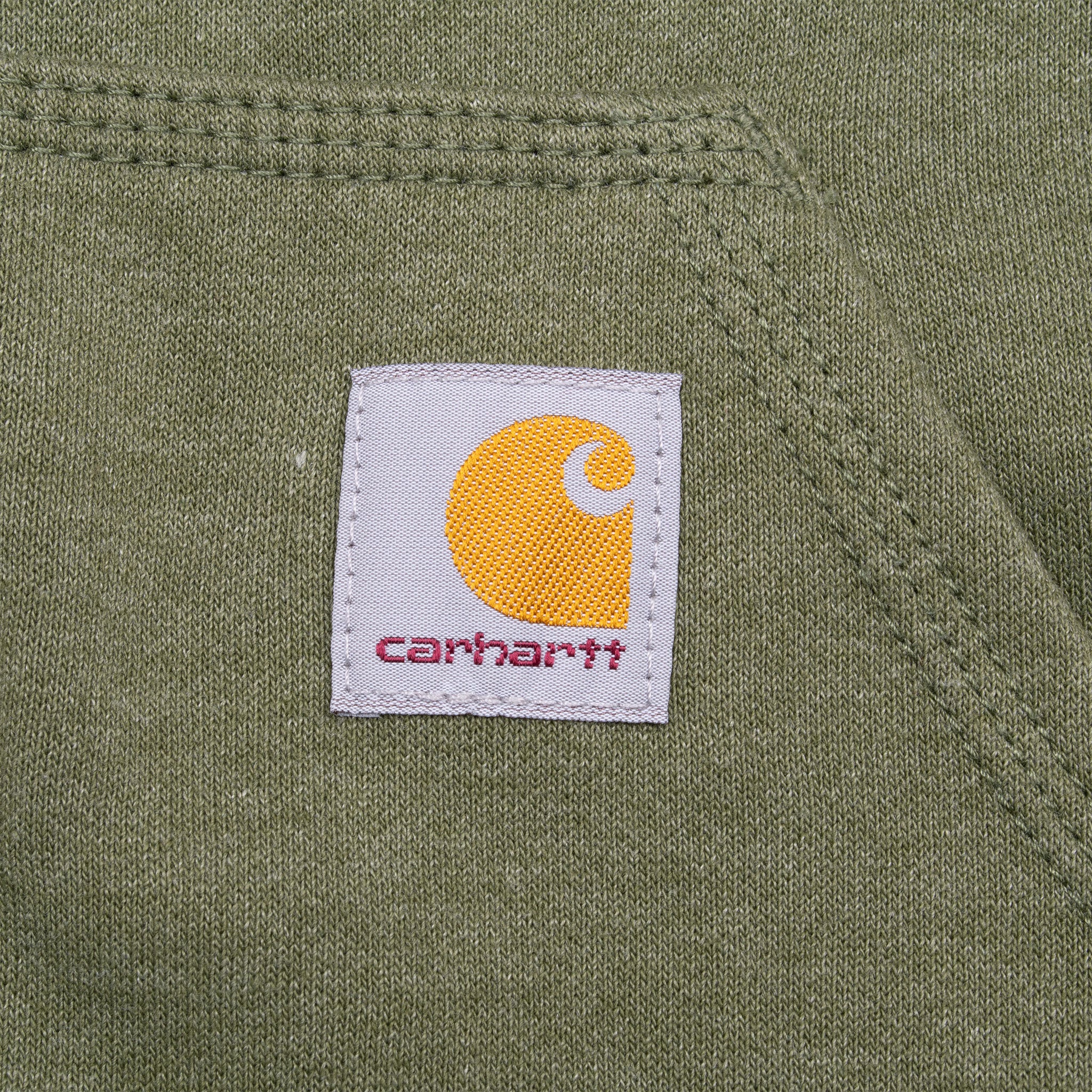 Vintage Carhartt Green Hoodie Sweatshirt 2000S Size Small
