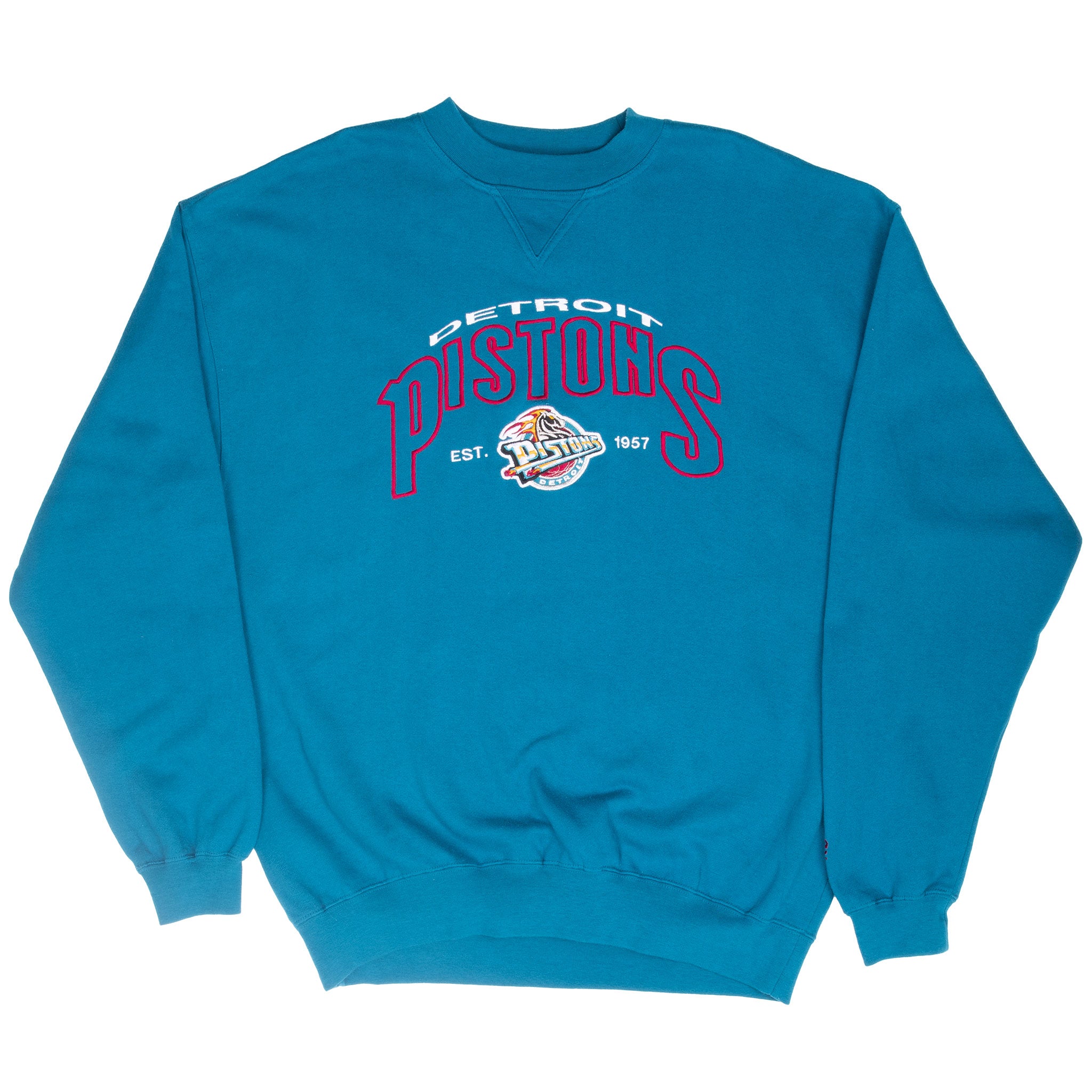 Vintage Nba Detroit Pistons Sweatshirt 1990S Size Large