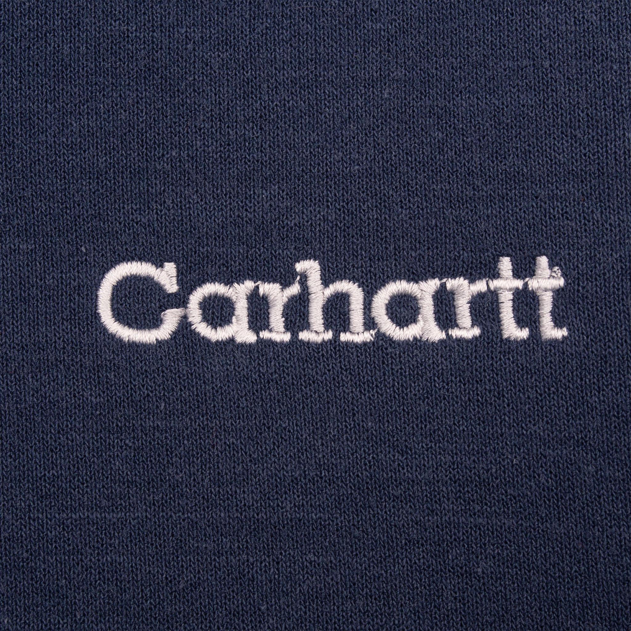 Vintage Carhartt Full Zip Navy Blue Hoodie Sweatshirt Size Large