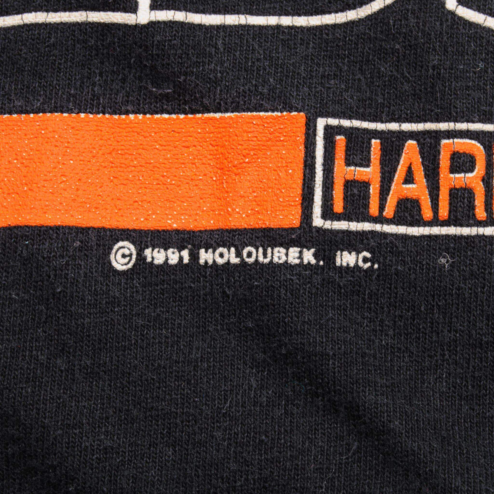 VINTAGE HARLEY DAVIDSON TEE SHIRT 1991 SIZE LARGE MADE IN USA