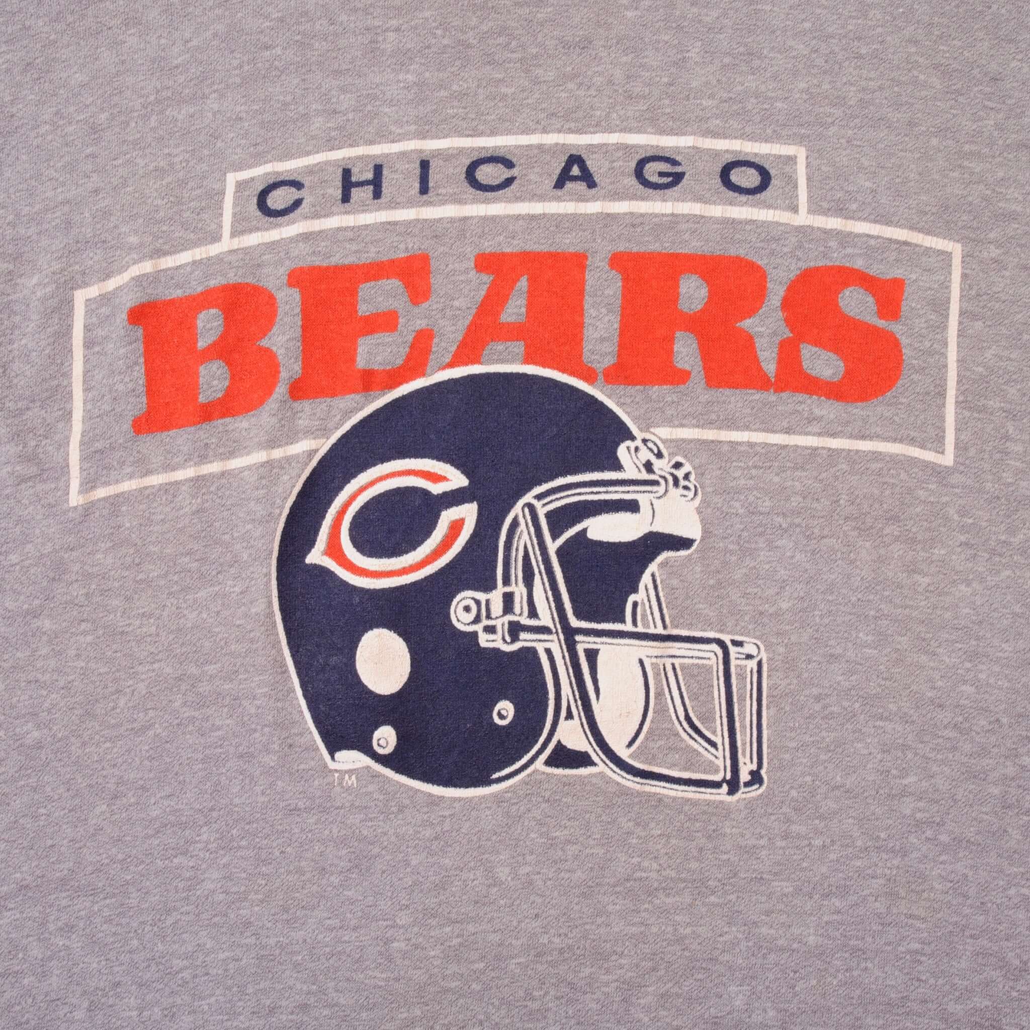 Vintage Champion NFL Chicago Bears Tee Shirt Size Large Made In USA With Single Stitch Sleeves