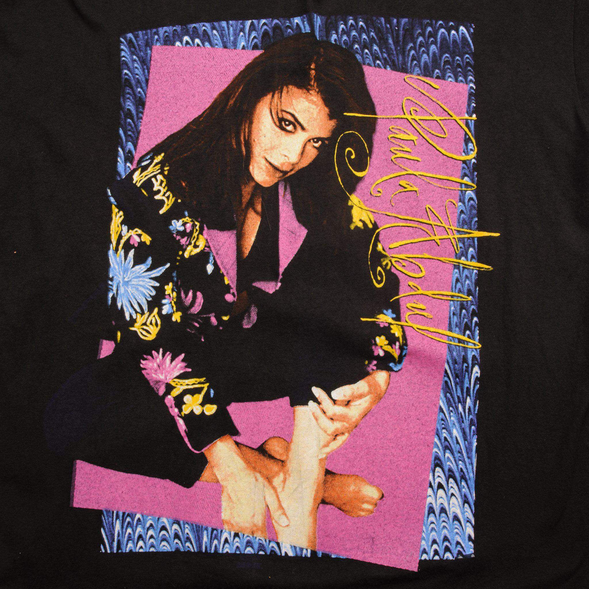 VINTAGE PAULA ABDUL TEE SHIRT 1990S SIZE LARGE MADE IN USA