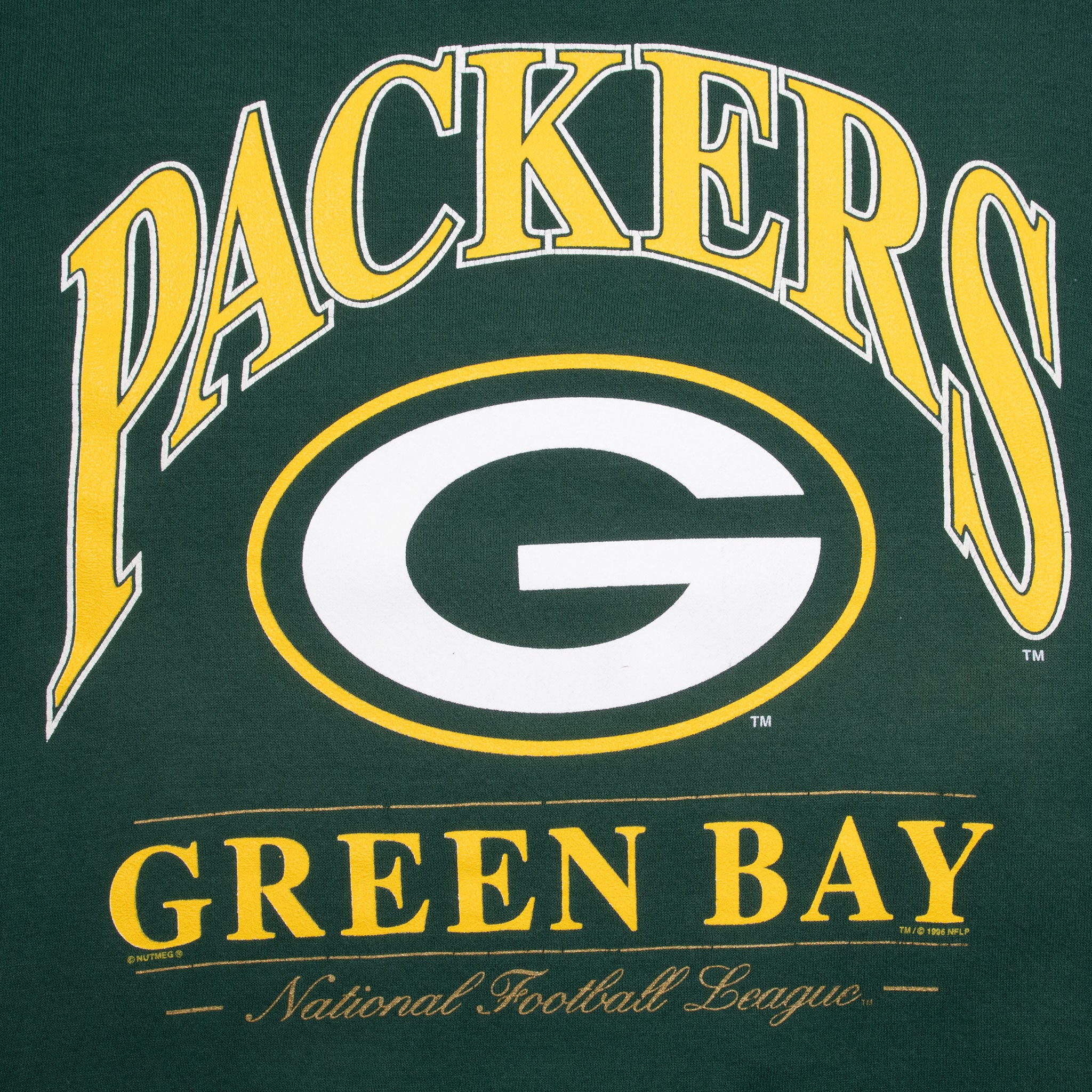 Vintage Nfl Green Bay Packers 1996 Sweatshirt Size XL Made In Usa
