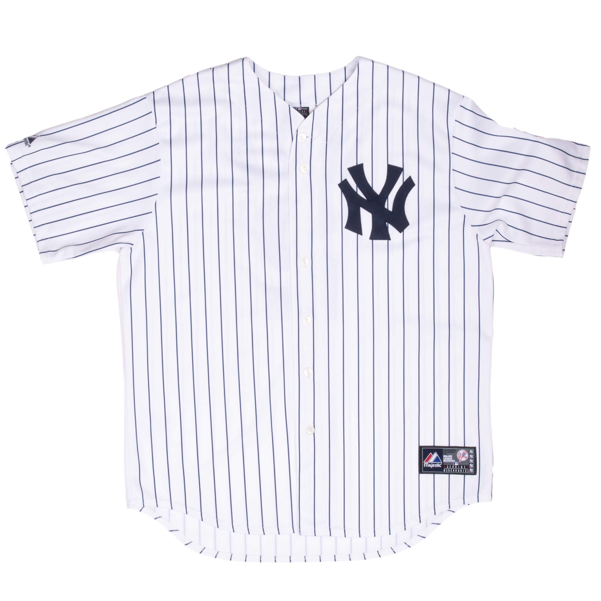 Vintage Mlb New York Yankees Derek Jeter #13 Majestic Jersey 2000S Size XL Made In Usa