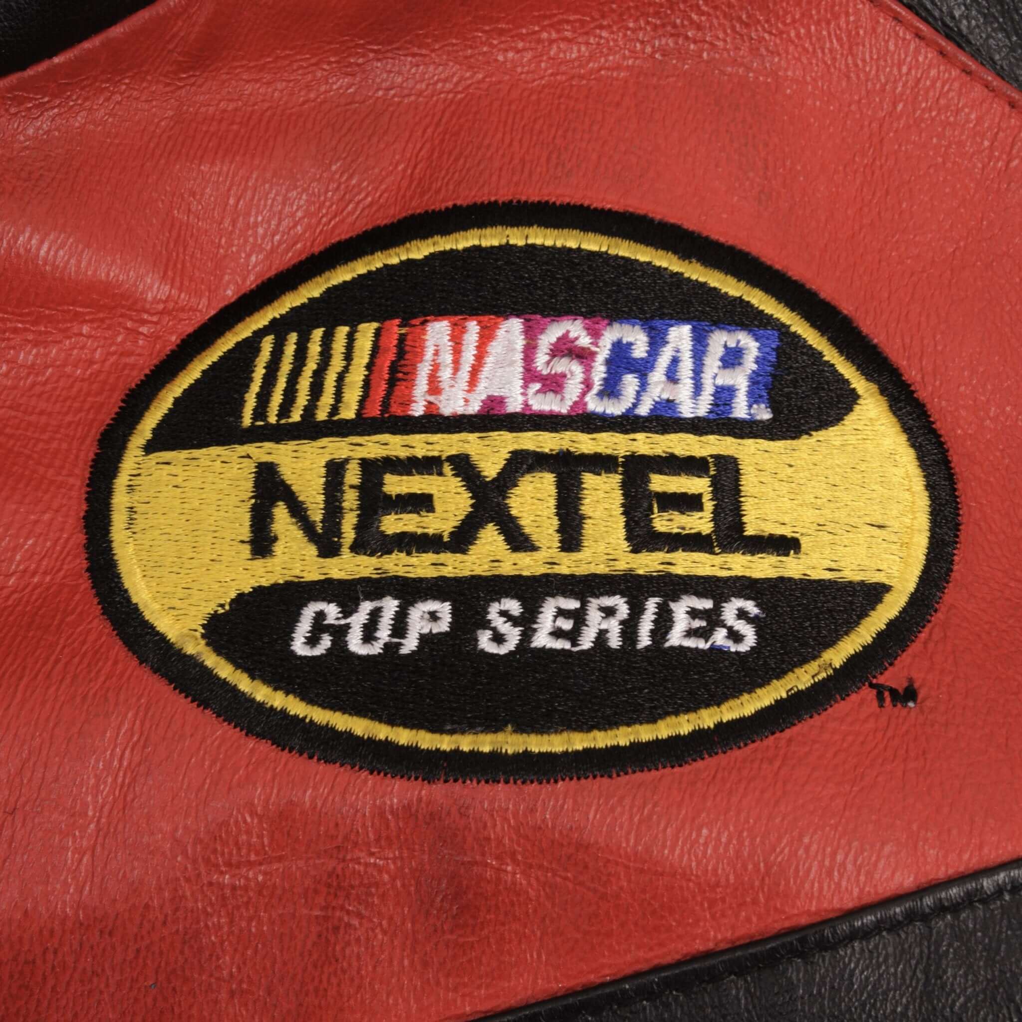 VINTAGE NASCAR DALE EARNHARDT JR BUDWEISER LEATHER JACKET 2000S SIZE XL