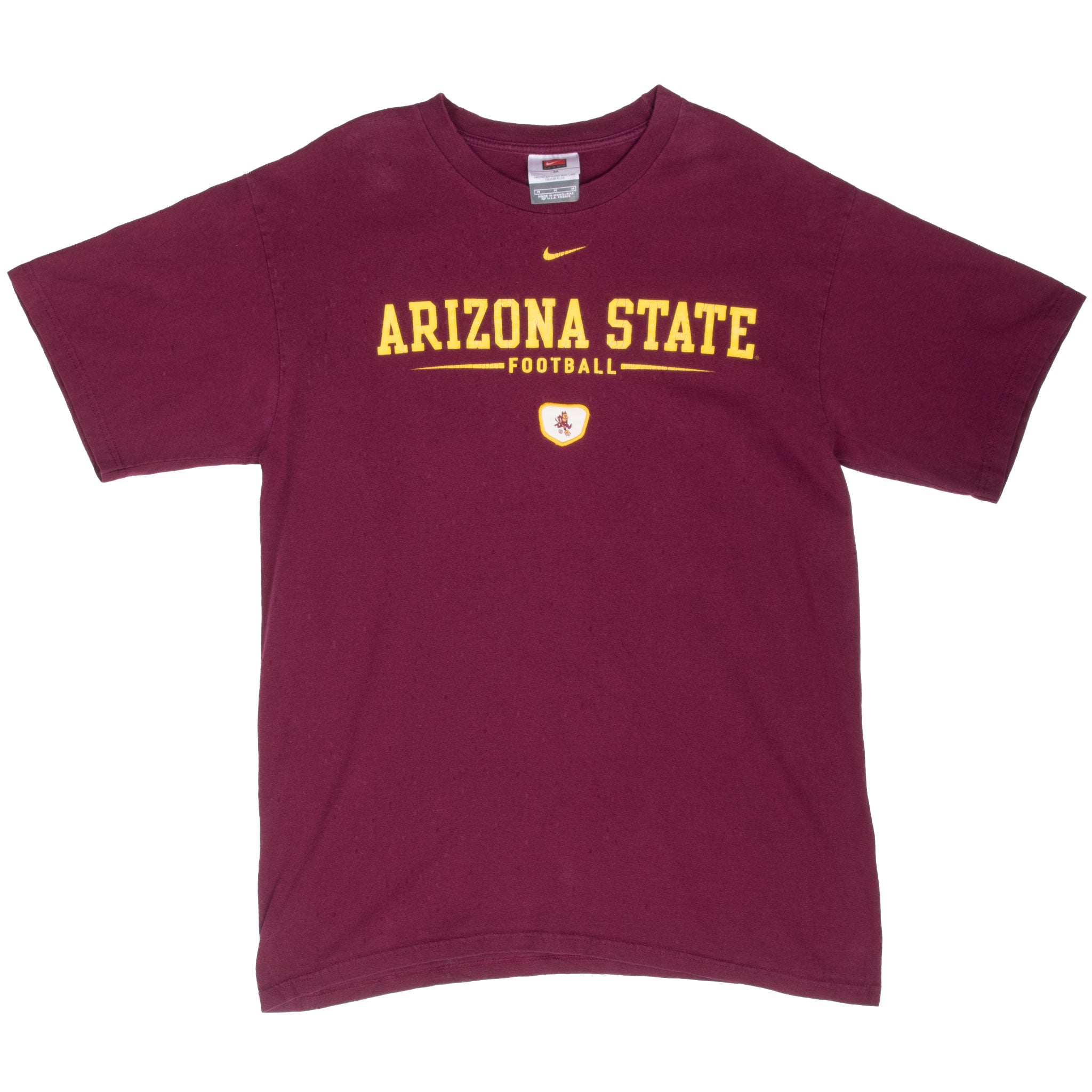 Vintage Ncaa Nike Arizona State Football 2000S Tee Shirt Size Medium