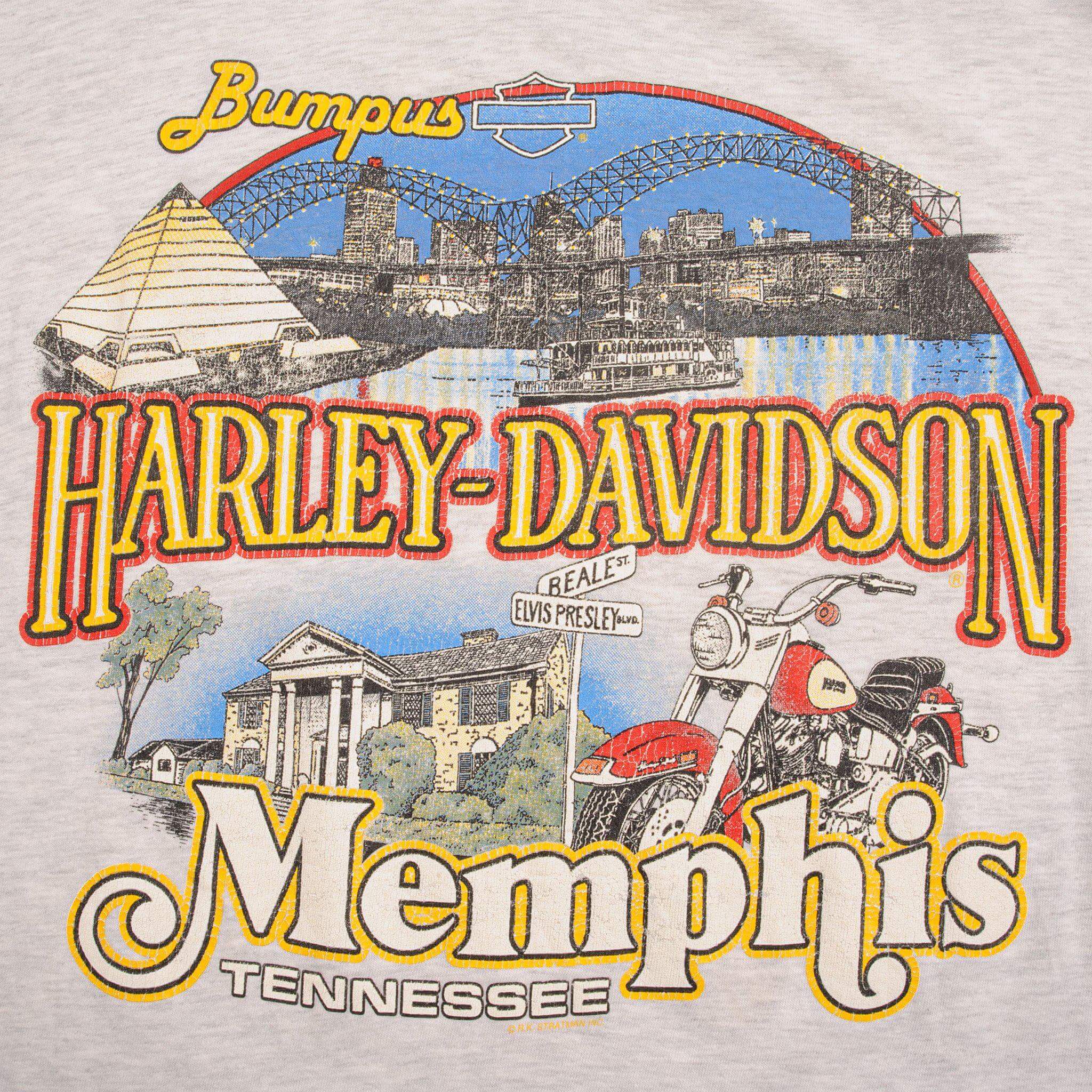 VINTAGE HARLEY DAVIDSON TEE SHIRT SIZE LARGE MADE IN USA