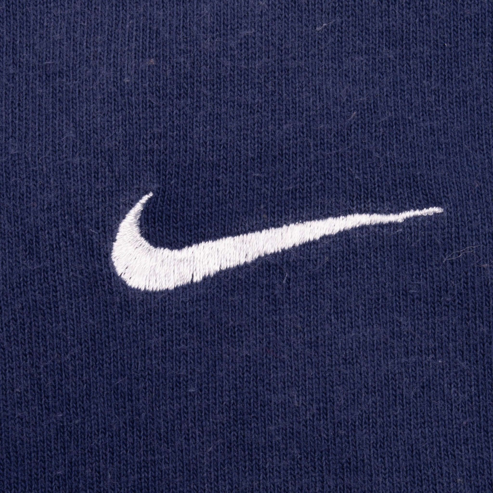 Vintage Nike Classic Swoosh Navy Blue Tank Top Tee Shirt 1990S Size Large Made In USA