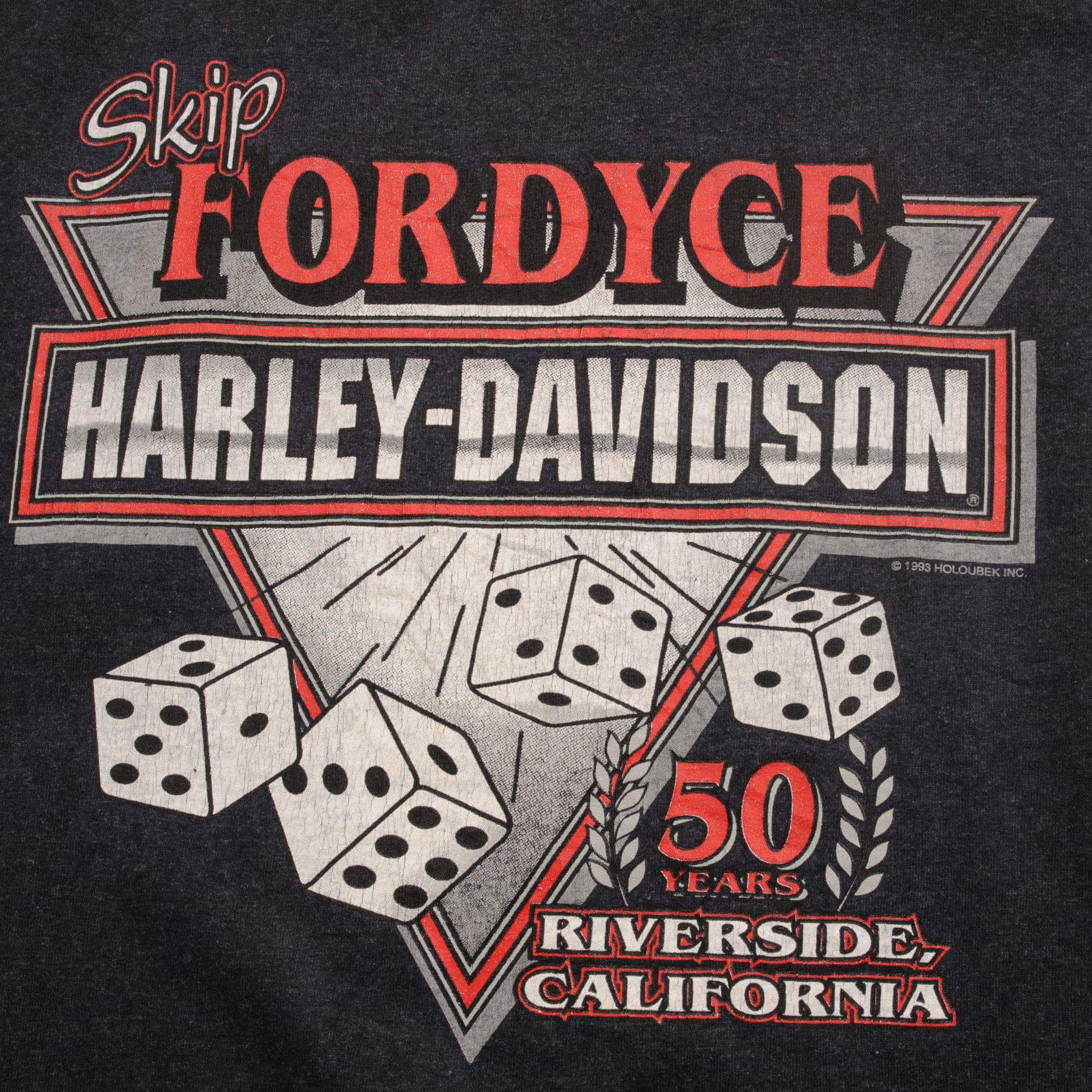 VINTAGE HARLEY DAVIDSON TEE SHIRT 1993  SIZE MEDIUM MADE IN USA