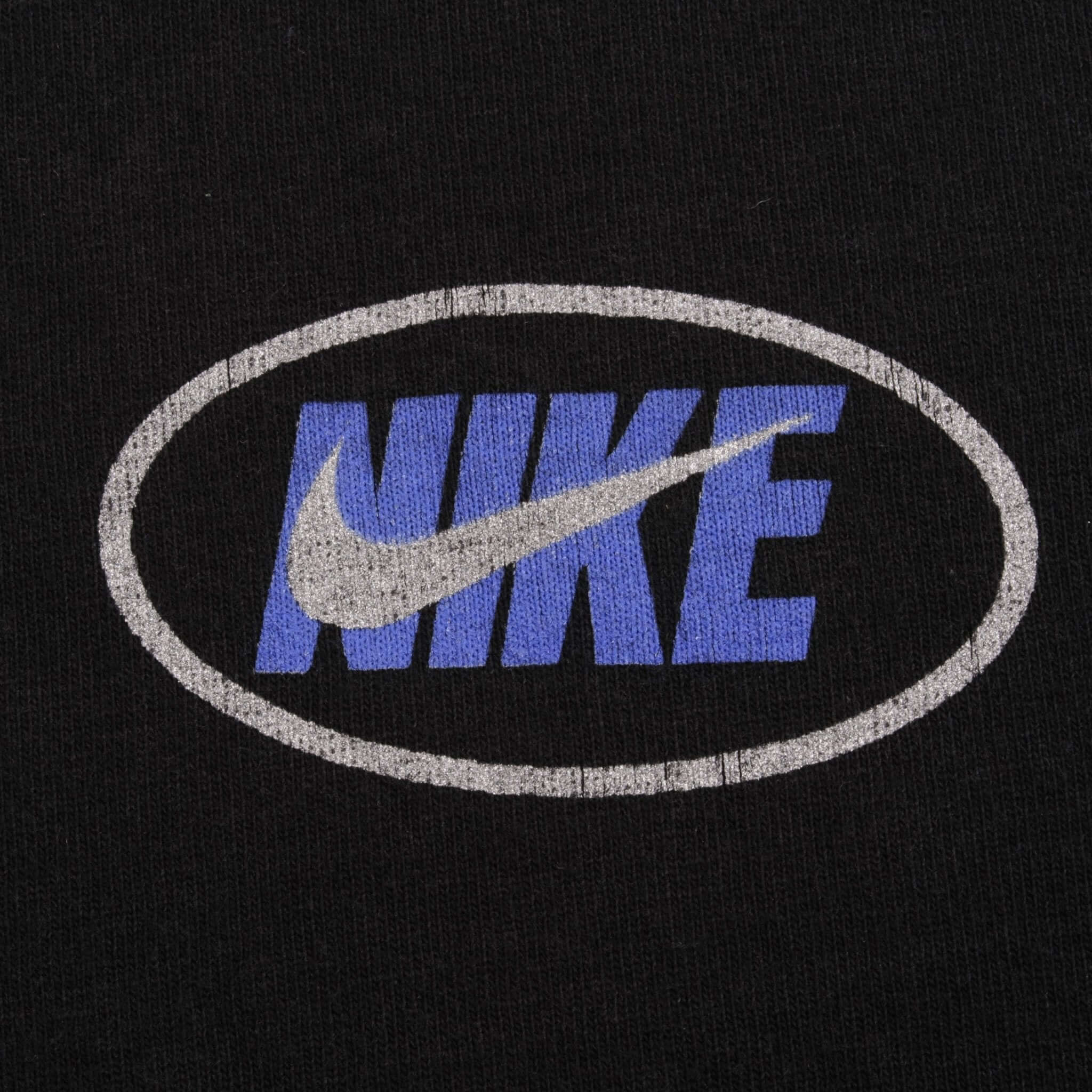 Vintage Nike Big Swoosh Logo Swoosh Nike Tee Shirt 1990s Size Large Made In USA
