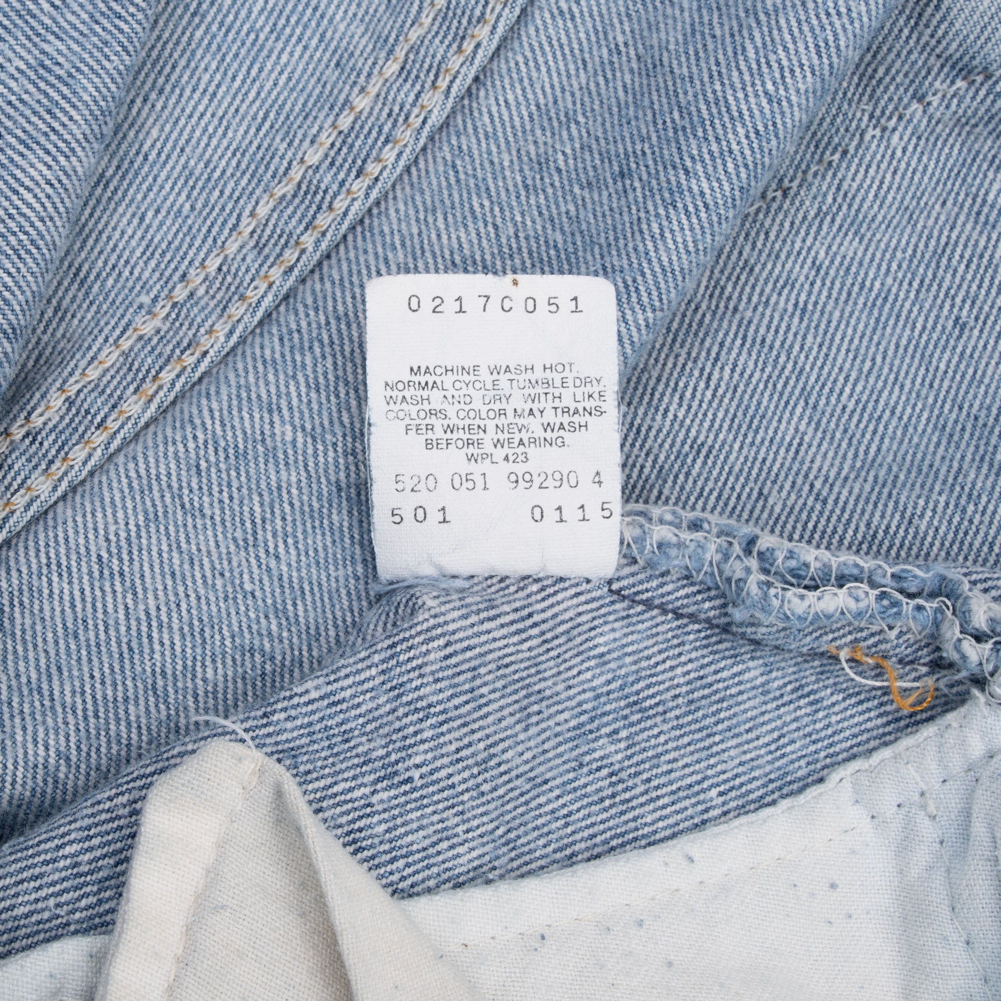 Vintage Levis 501 Indigo Blue Jeans 1980S Size 34X32 Made In Usa With A Medium Light Wash With Some Light Whiskers
Size on Tag 36X34 Actual Size 34X32
Back Button #520