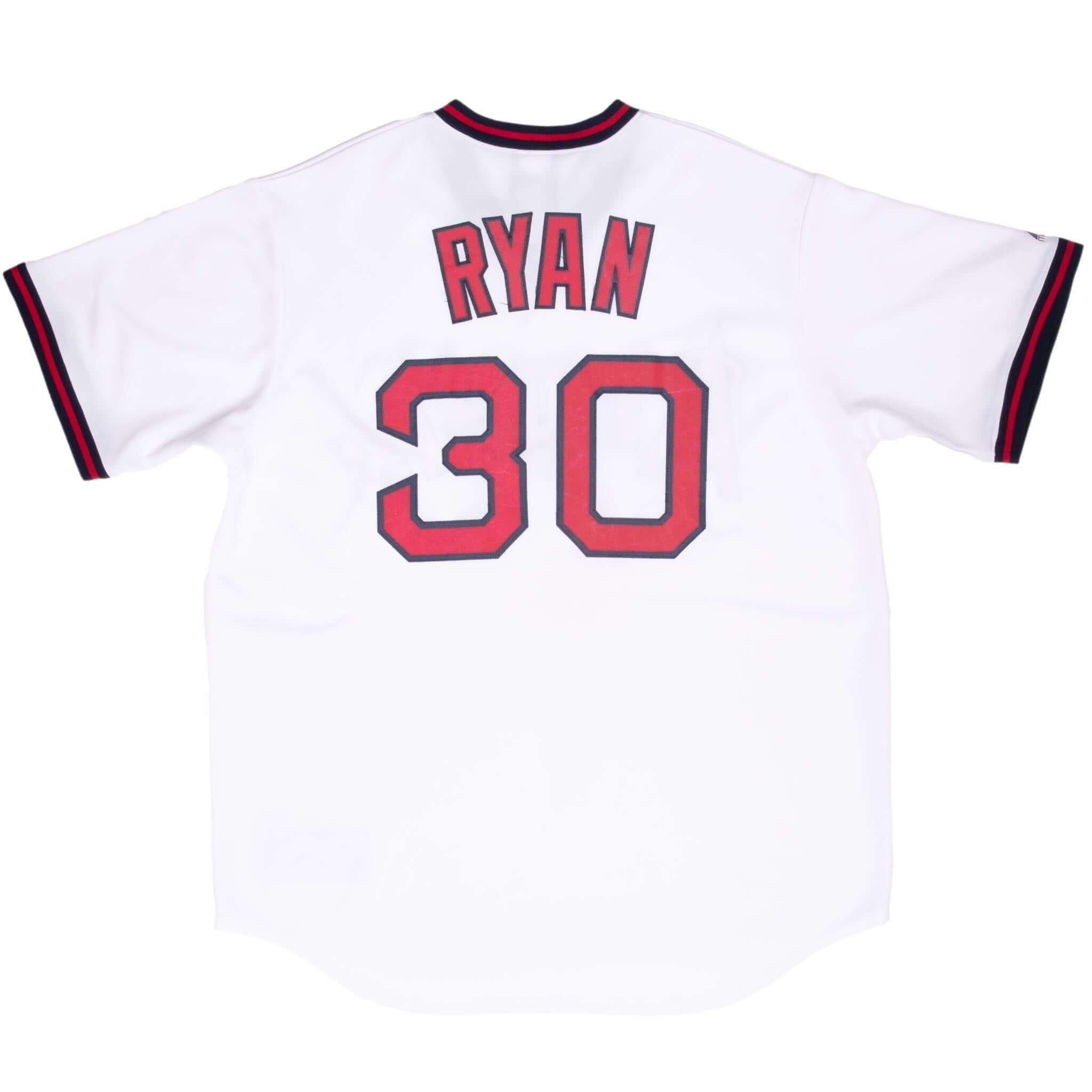 Vintage Mlb California Angels Nolan Ryan #30 Copperstown Collection Jersey 2000S Size 2XL