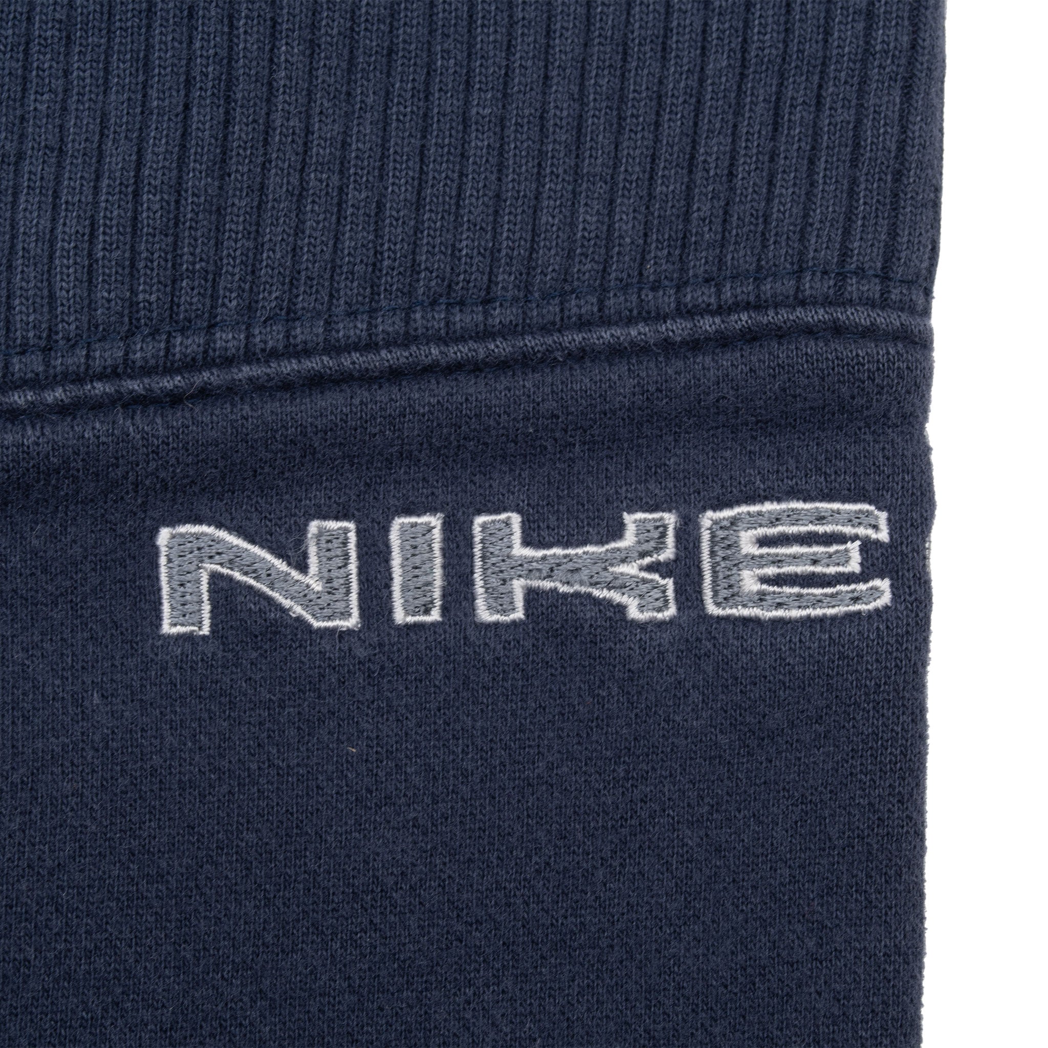 Vintage Nike Swoosh Navy Blue Hoodie Sweatshirt 2000S Size Medium