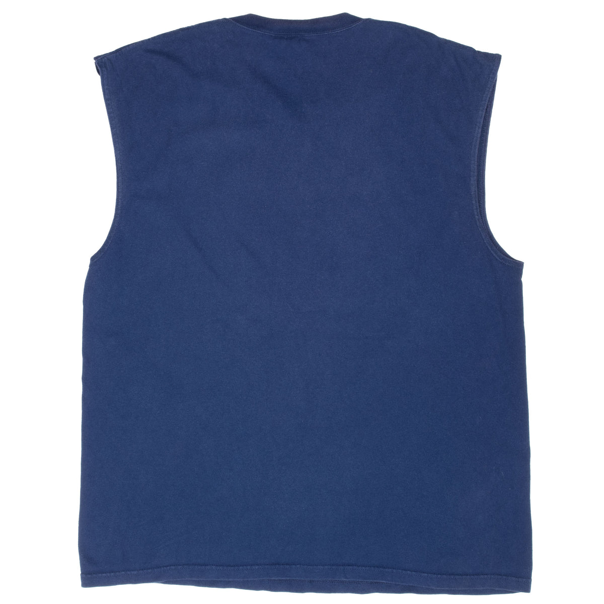 Plain back of blue Nike tank top