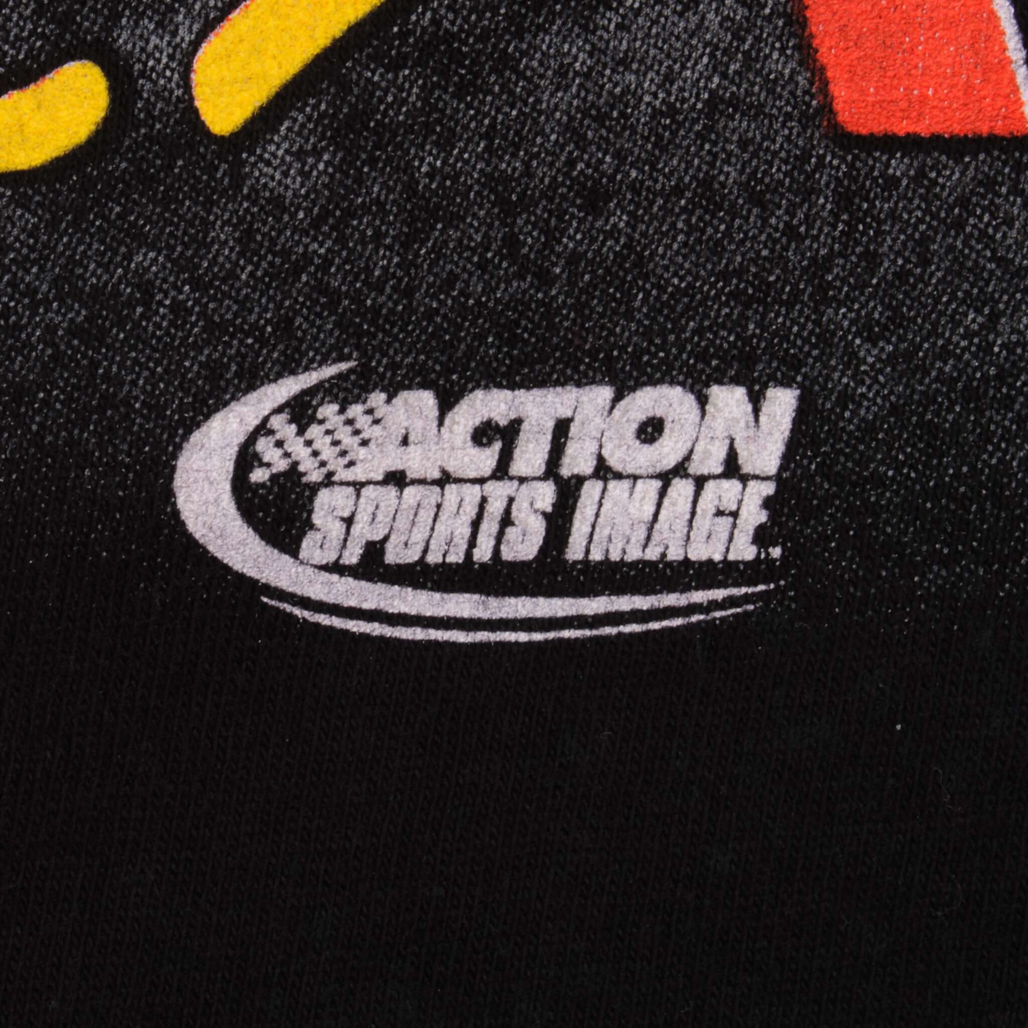 Vintage All Over Print Nascar The Intimidator Dale Earnhardt Winston Cup Champion Tee Shirt 1990S Size XL Made In USA