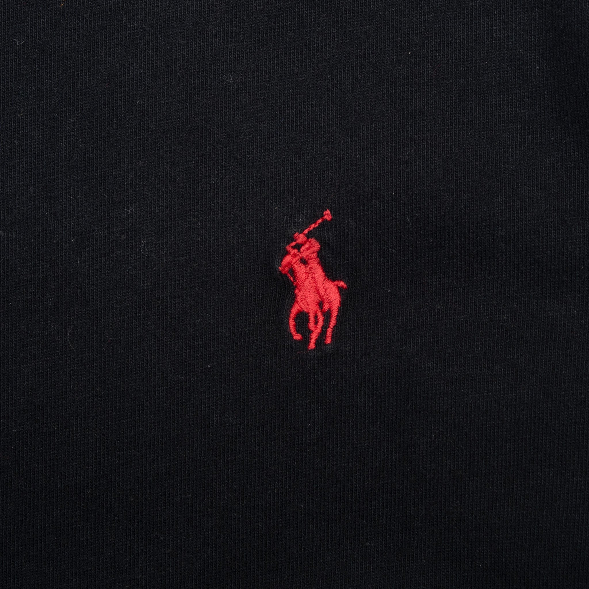 Vintage Ralph Lauren Black Long Sleeve Tee Shirt Size Large 1990S