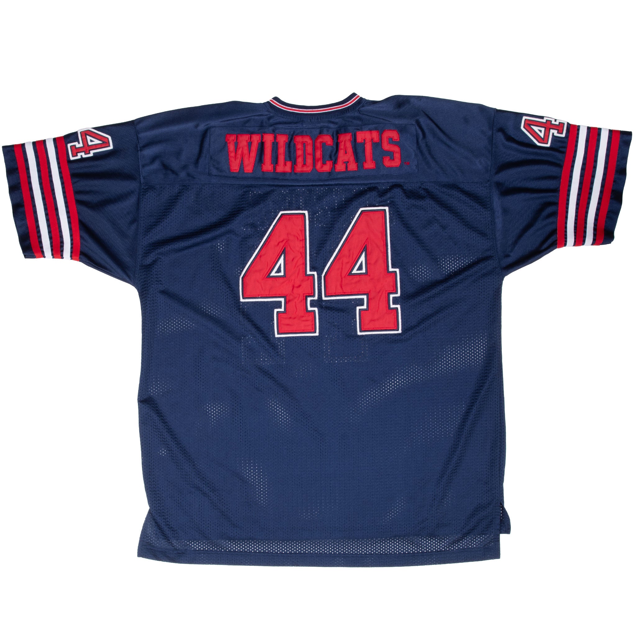 Back of navy Arizona Wildcats jersey with Wildcats lettering and red number 44