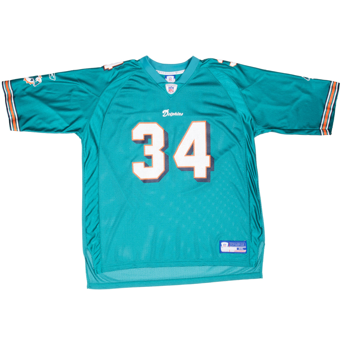 Vintage Nfl Miami Dolphins R. Williams #34 Reebok Jersey 2000S Size 2XL