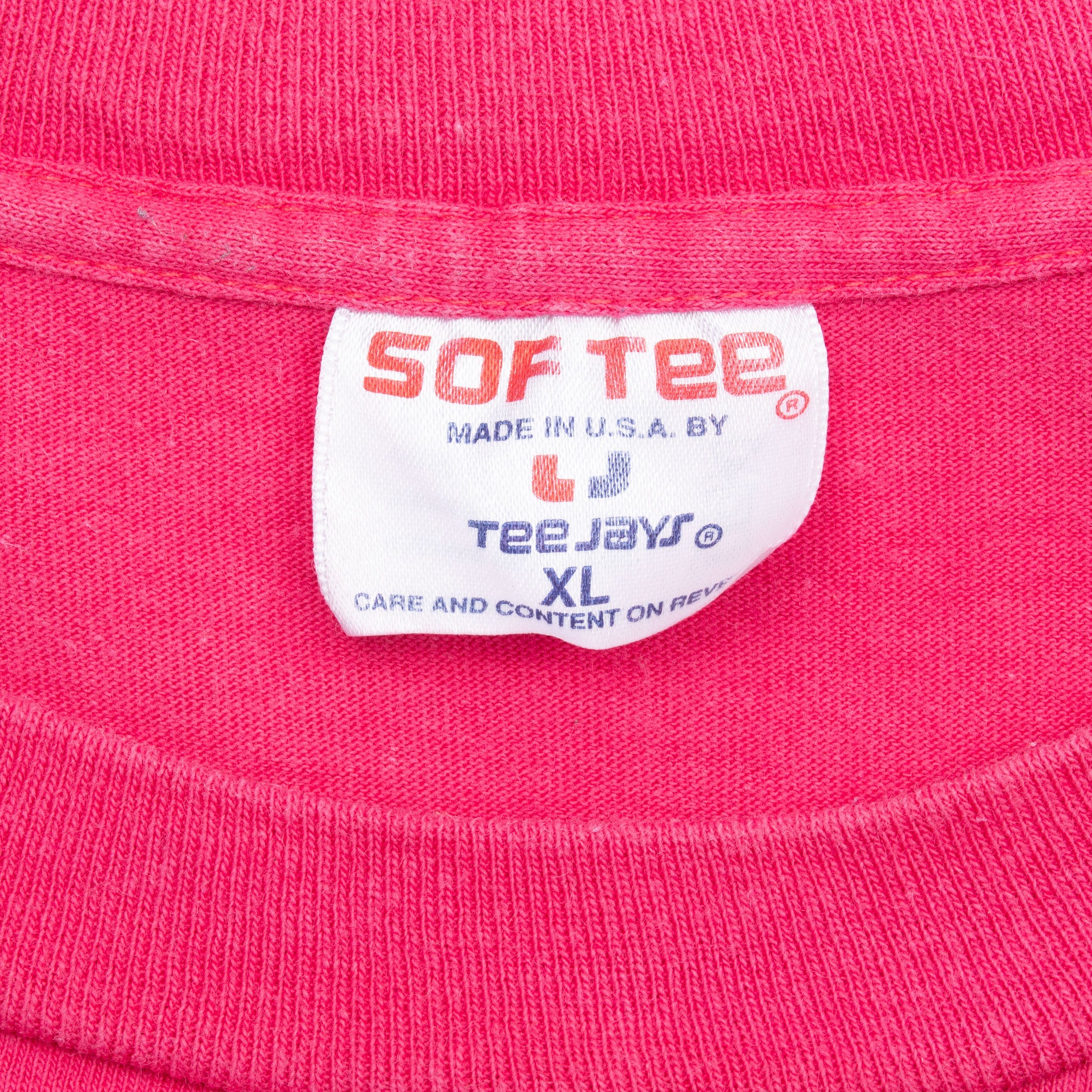 Vintage There Is No Planet Like Home Animal Print Tee Shirt 1990S Size XL Made In Usa With Single Stitch Sleeves