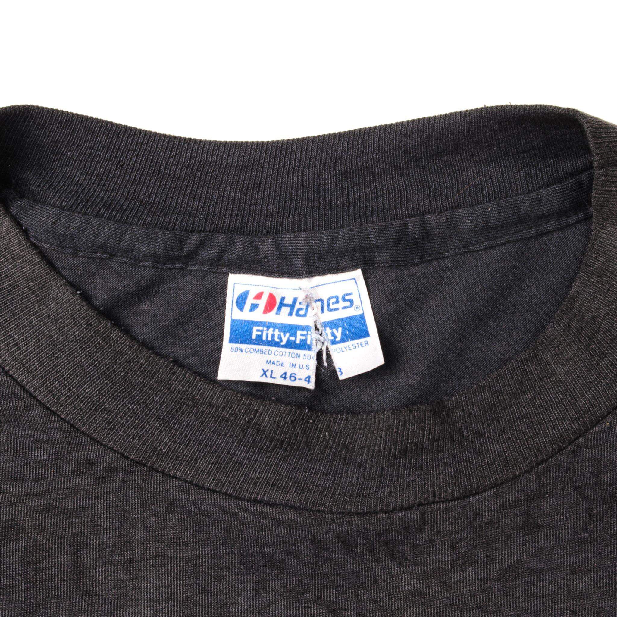 Hanes Label Tag 1985 80s 1980s