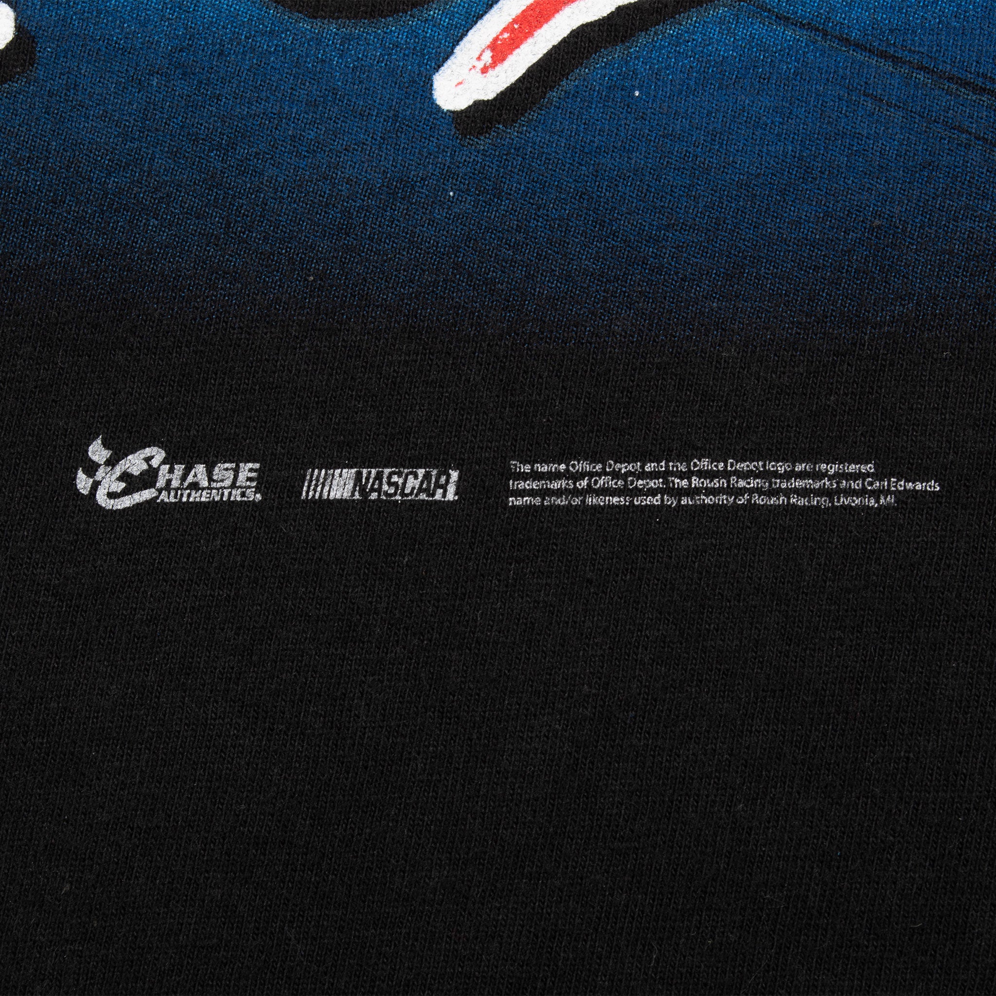 Vintage Nascar Carl Edwards Office Depot 2000S Tee Shirt Size 2XL