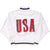Vintage Nike Track And Field Team Usa White Track Jacket 1980S Size Small Made In USA