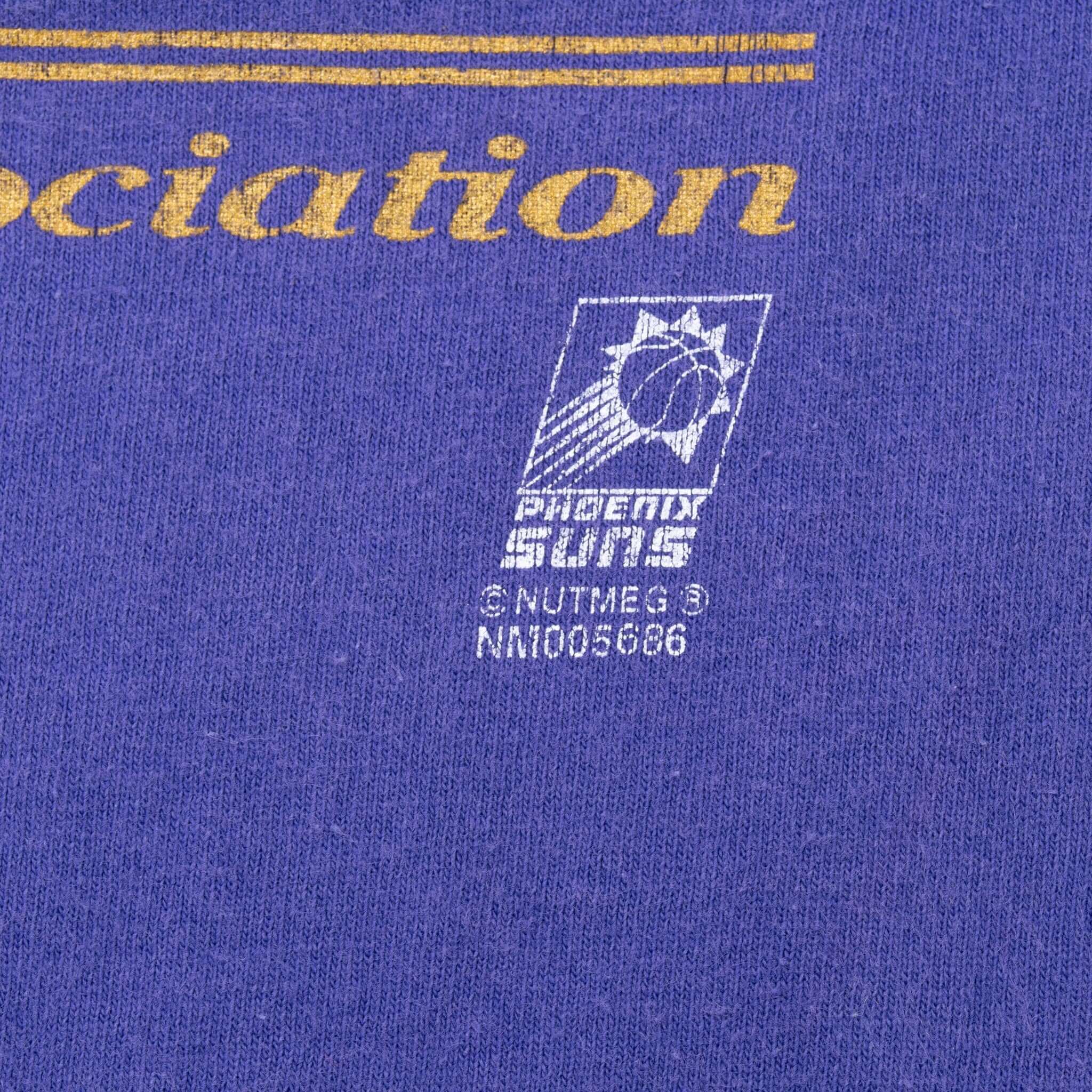 Vintage Nba Phoenix Suns 1990S Purple Tee Shirt Size 2XL