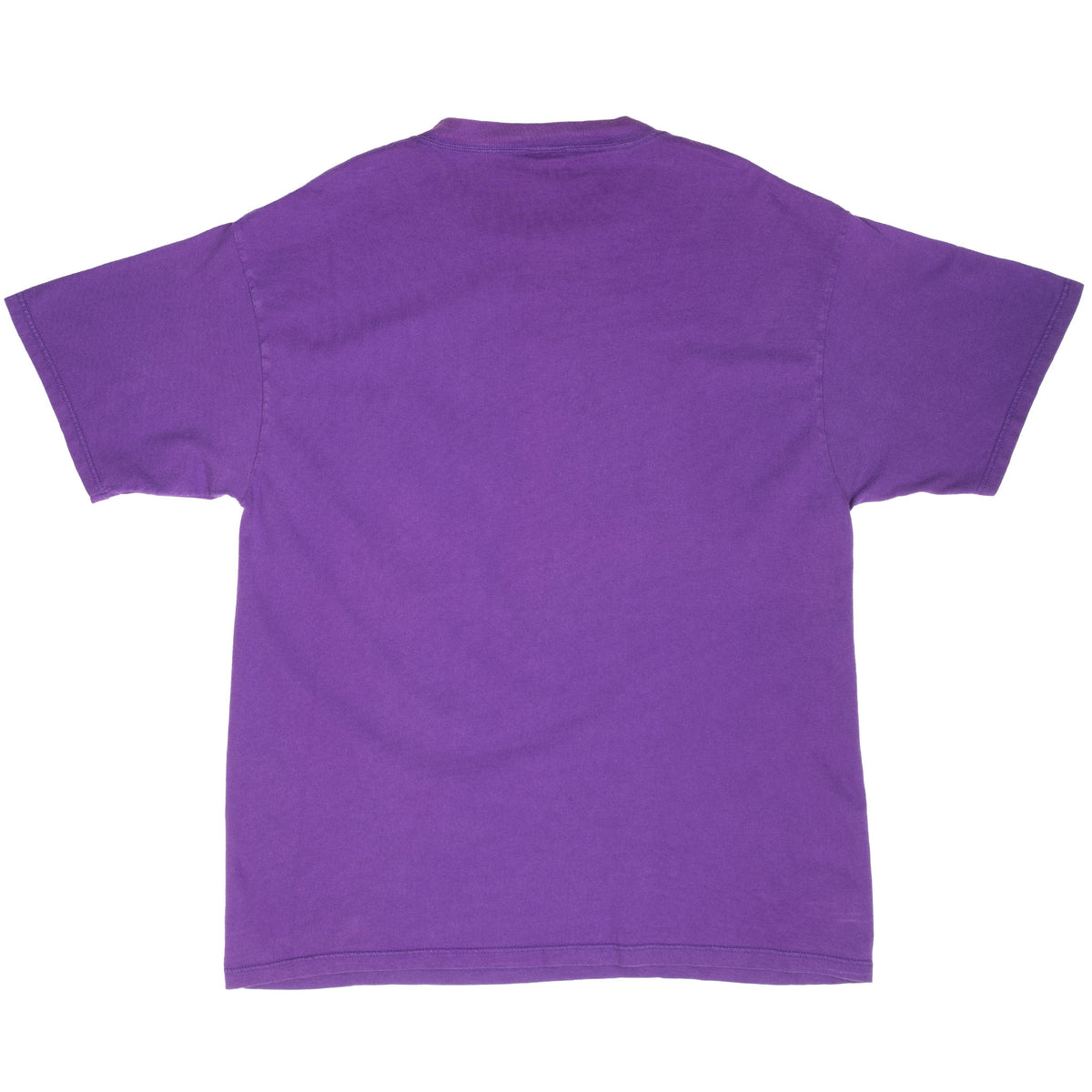 Plain back of purple Utah Jazz short-sleeve T-shirt