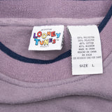 Vintage Looney Tunes Sylvester Embroidered 1990S Sweatshirt Size Large