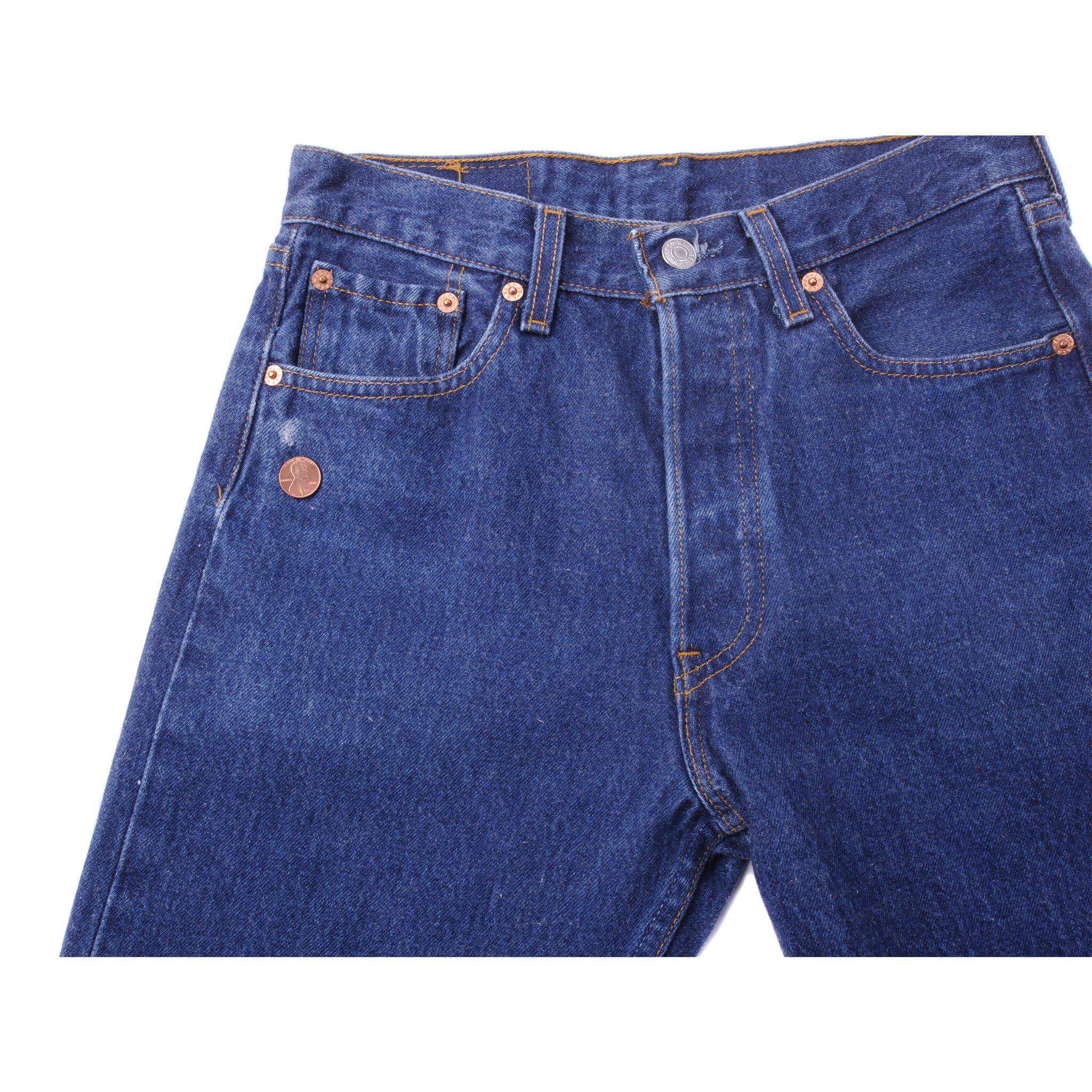 VINTAGE LEVIS 501 JEANS 90S SIZE W28 L30 MADE IN USA