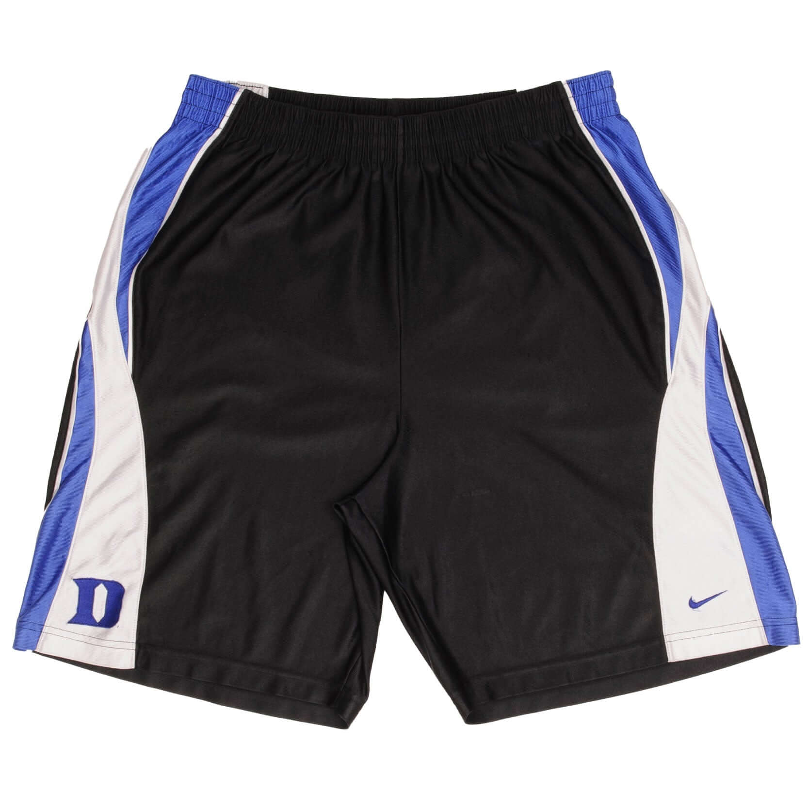 VINTAGE NIKE NCAA DUKE BLUE DEVILS BASKETBALL SHORTS 1990S SIZE MEDIUM