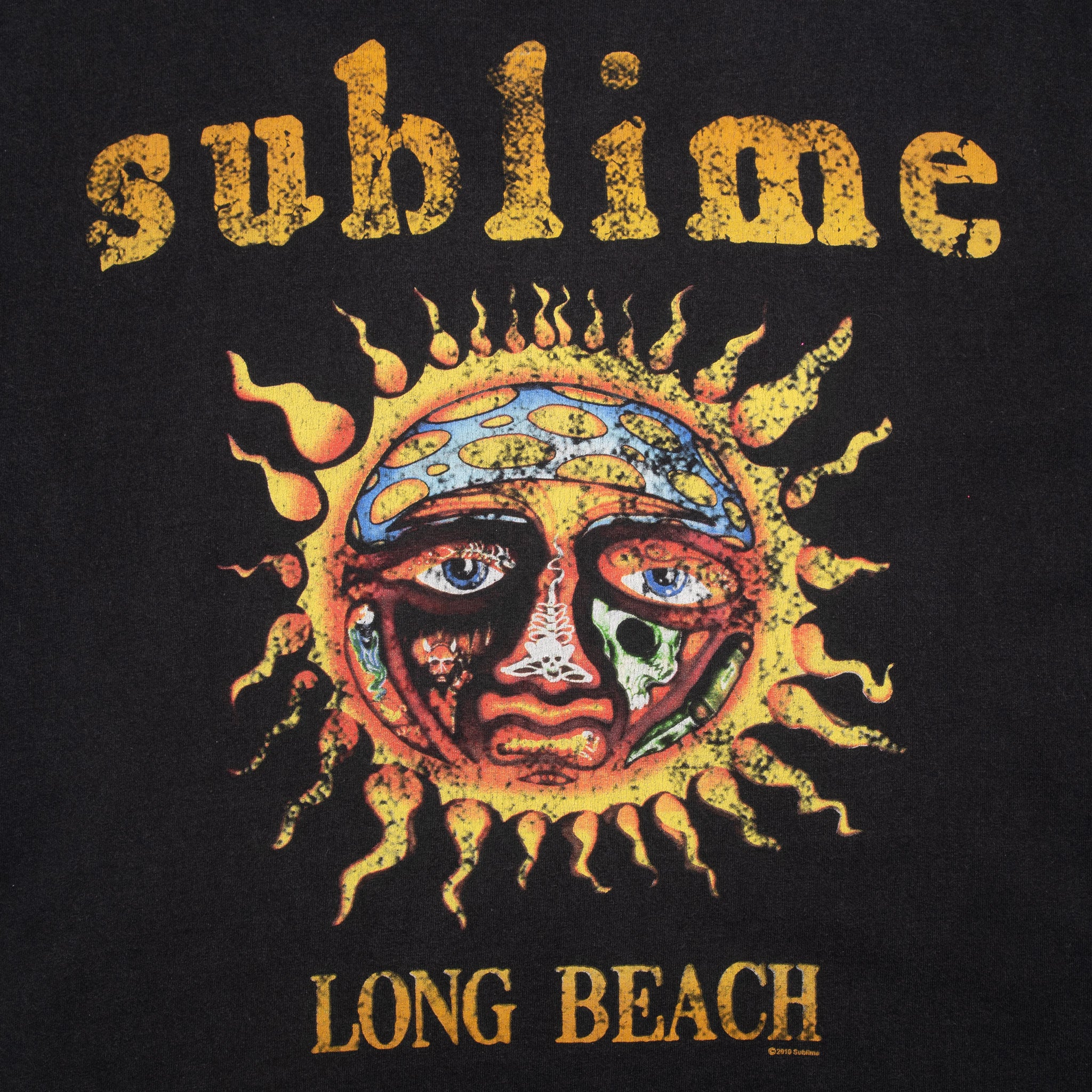Vintage Sublime Long Beach 2019 Tee Shirt Size XL Made In USA