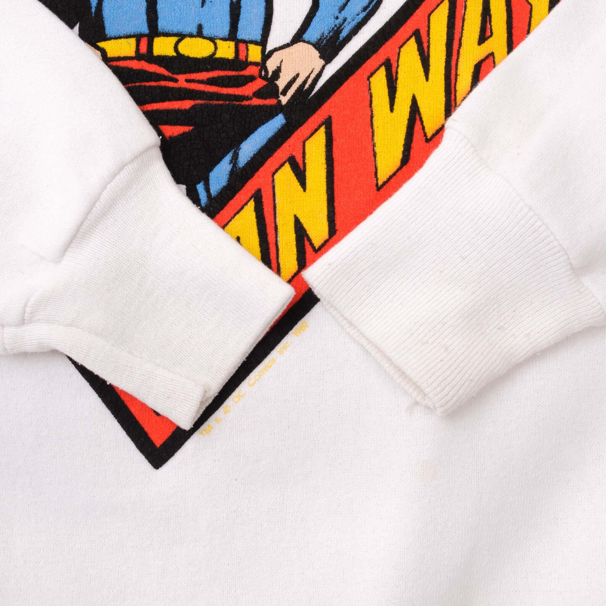 Vintage Superman Truth Justice And The American Way Sweatshirt 1987 Size Large Made In USA.