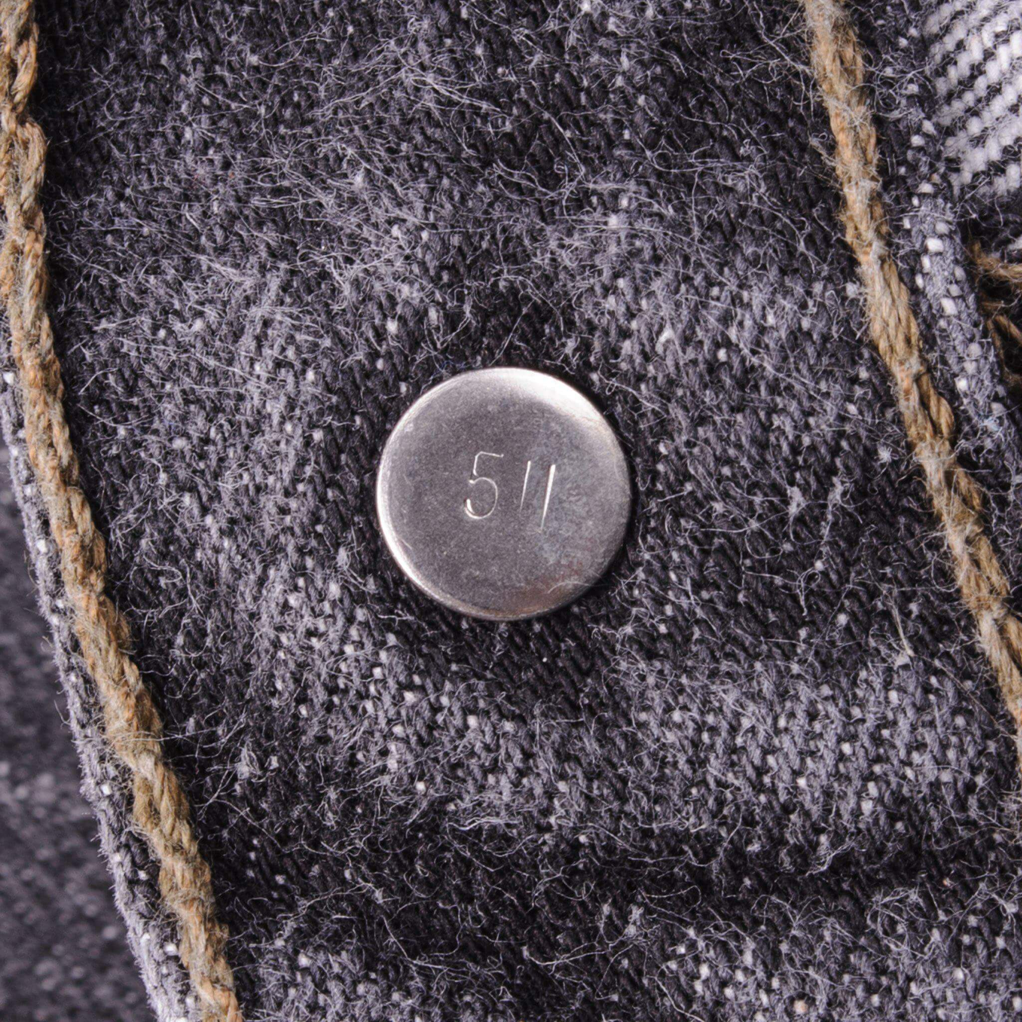 VINTAGE LEVIS 501 JEANS BLACK 90s SIZE W24 L28 MADE IN USA