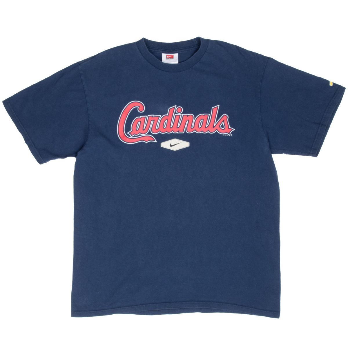 Full front of navy Nike St. Louis Cardinals short-sleeve T-shirt