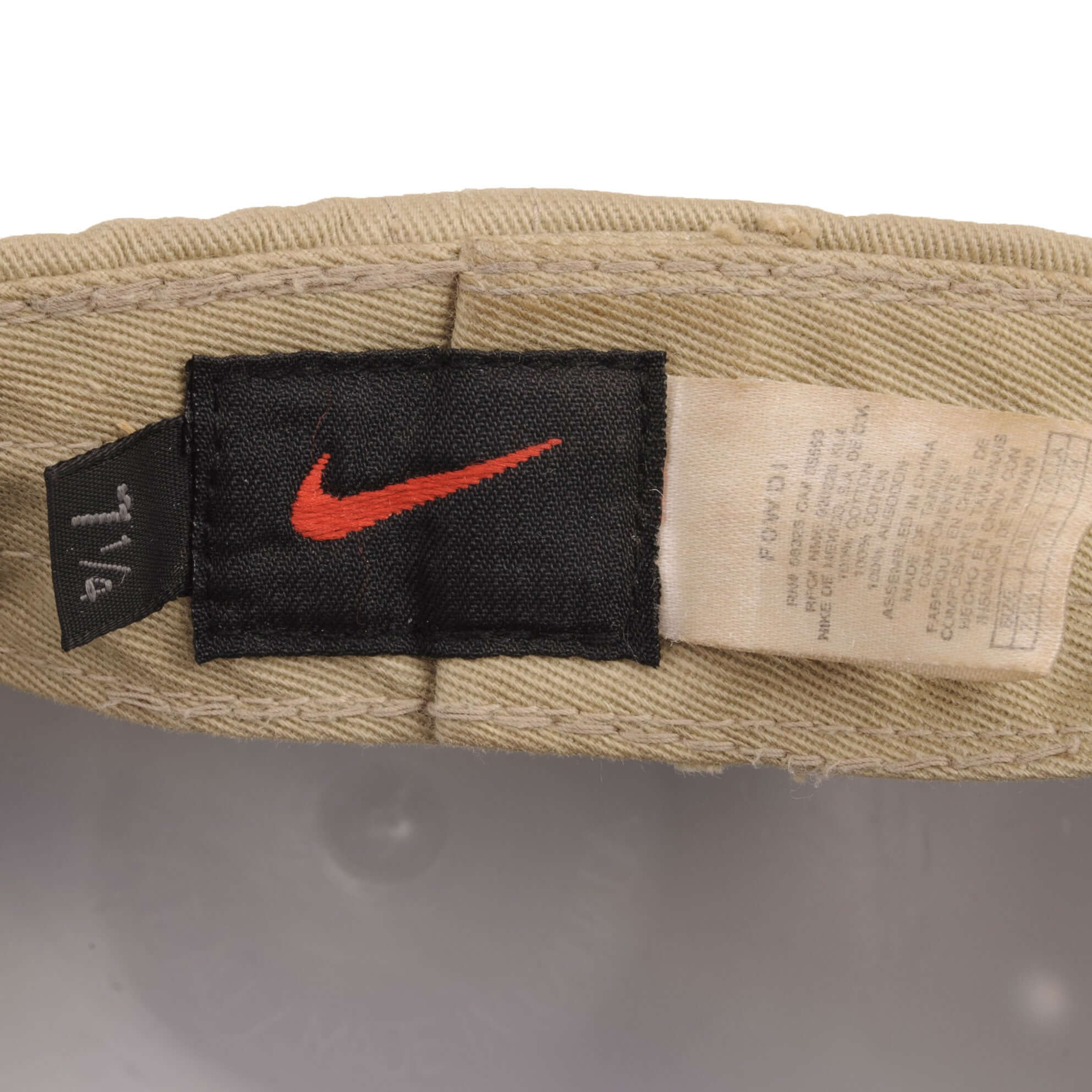 Vintage Nike Spell Out Embroidered 1990s Cap Size 7 1/4