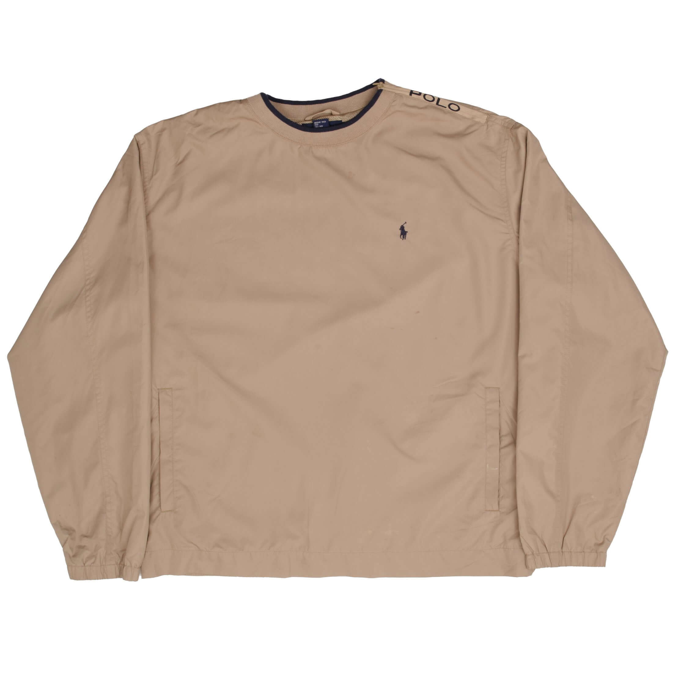 Vintage Polo Ralph Lauren Golf Windbreaker Pullover Jacket 1990S Size Large