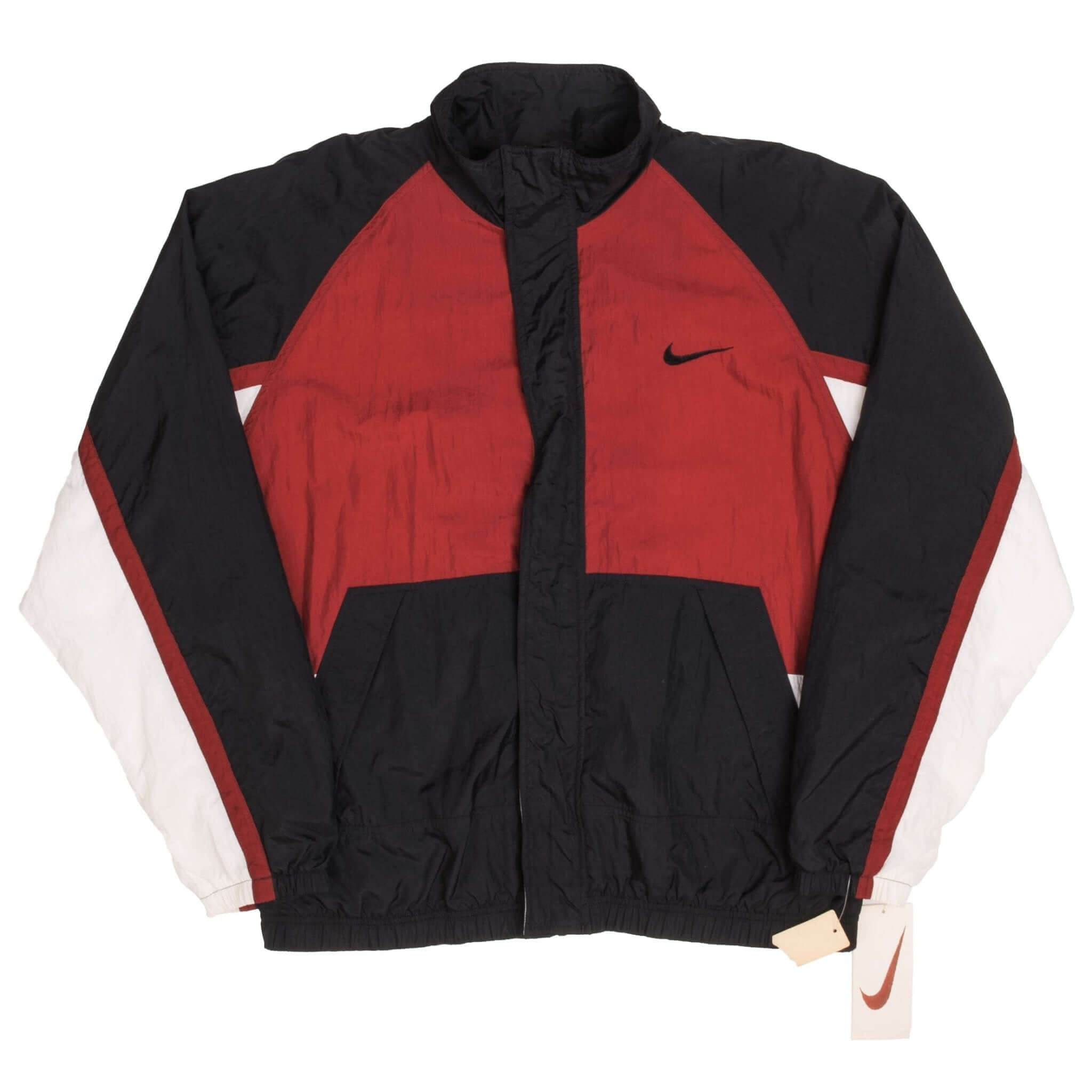 Vintage Nike Big Swoosh Windbreaker Jacket 1990s Size XL Deadstock with tags