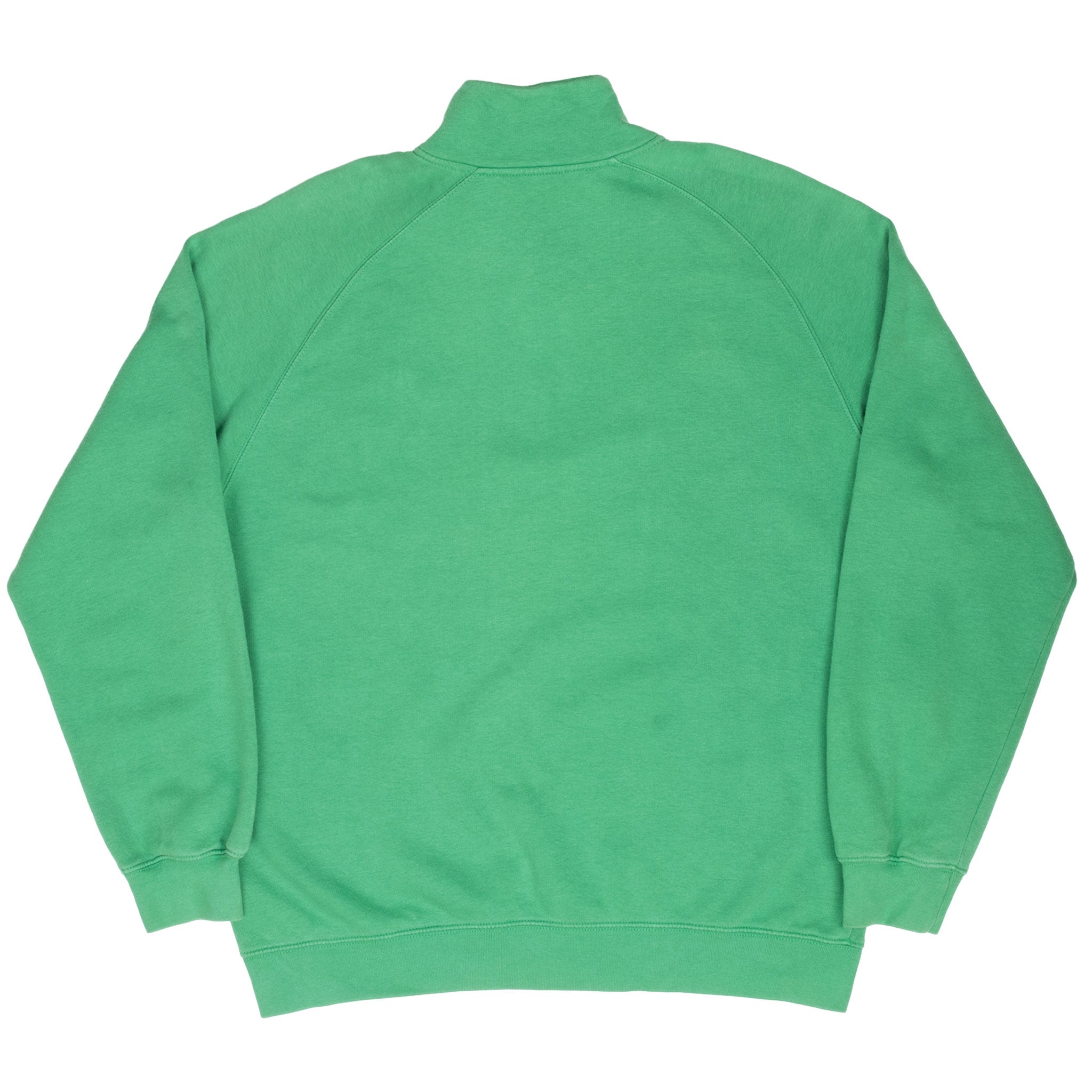 Vintage Nike Swoosh Spellout Quarter Zip Green Sweatshirt 2000S Size Large