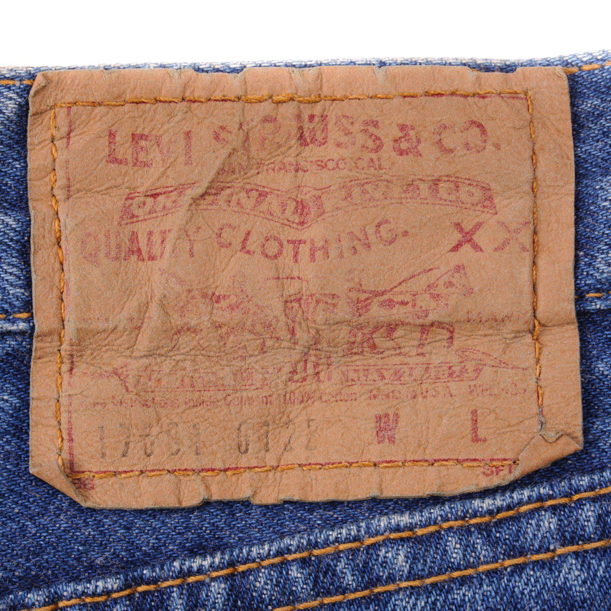 VINTAGE LEVIS 501 JEANS INDIGO 1988-1993 SIZE W30 L31 MADE IN USA