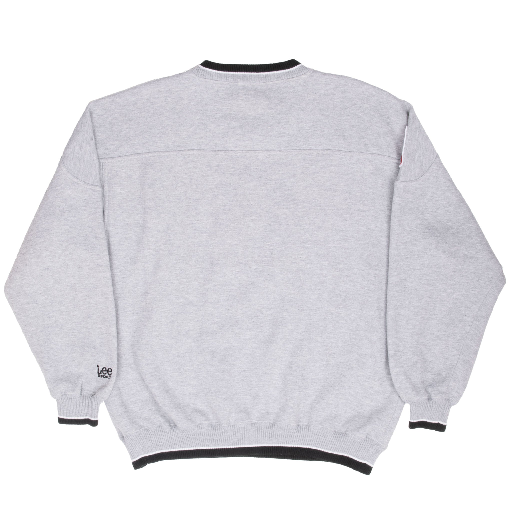 Vintage Nba Chicago Bulls Embroidered 1990S Grey Sweatshirt Size Large