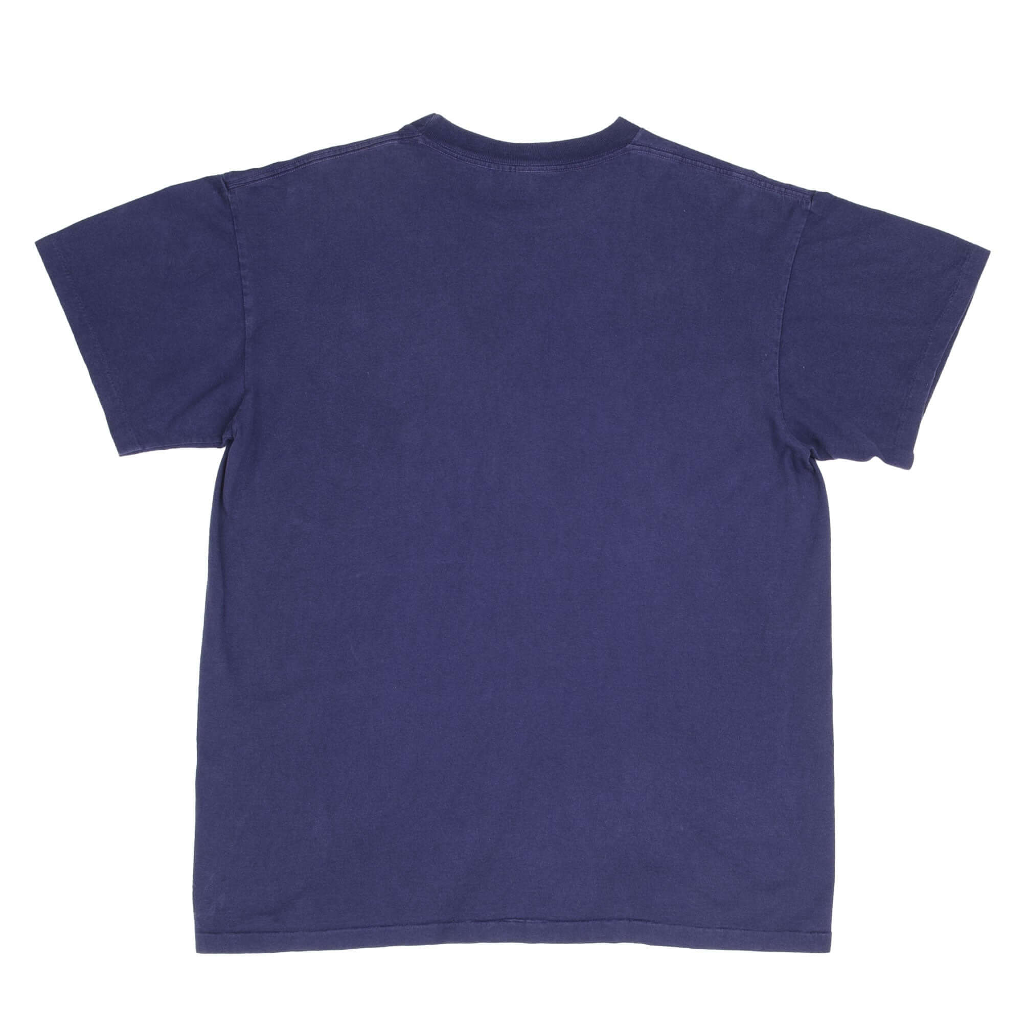 Vintage Nike Air Spellout Navy Blue Tee Shirt Early 1990S Size Large Made In Usa With Single Stitch Sleeves