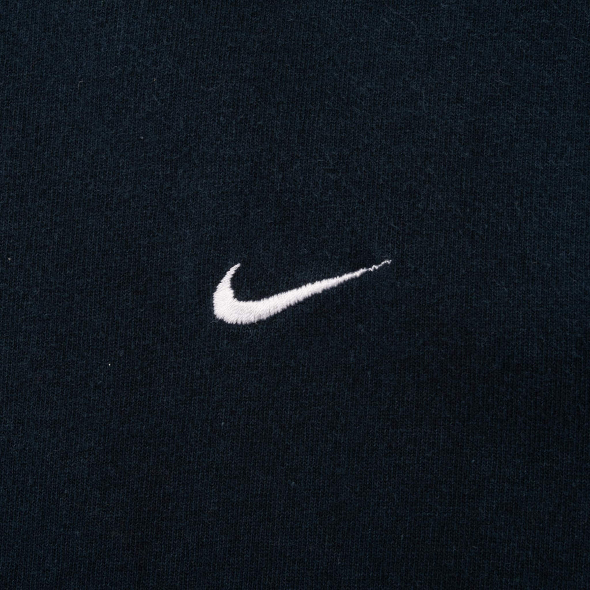 Vintage Nike Black Classic Swoosh Tee Shirt 1990S Size Large Made In Usa