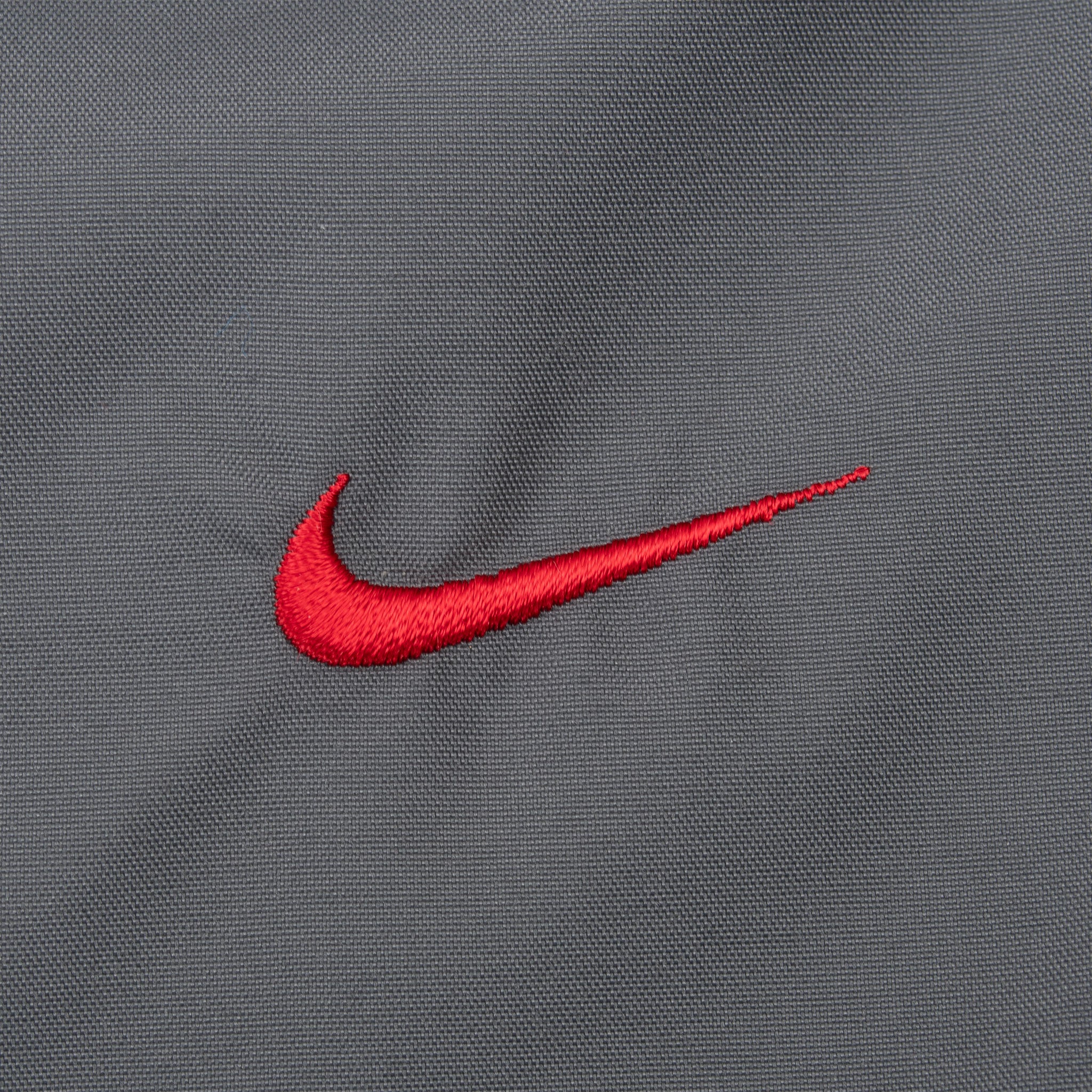 Vintage Nike Classic Swoosh Grey Red Windbreaker Jacket Size 2Xl 2000S