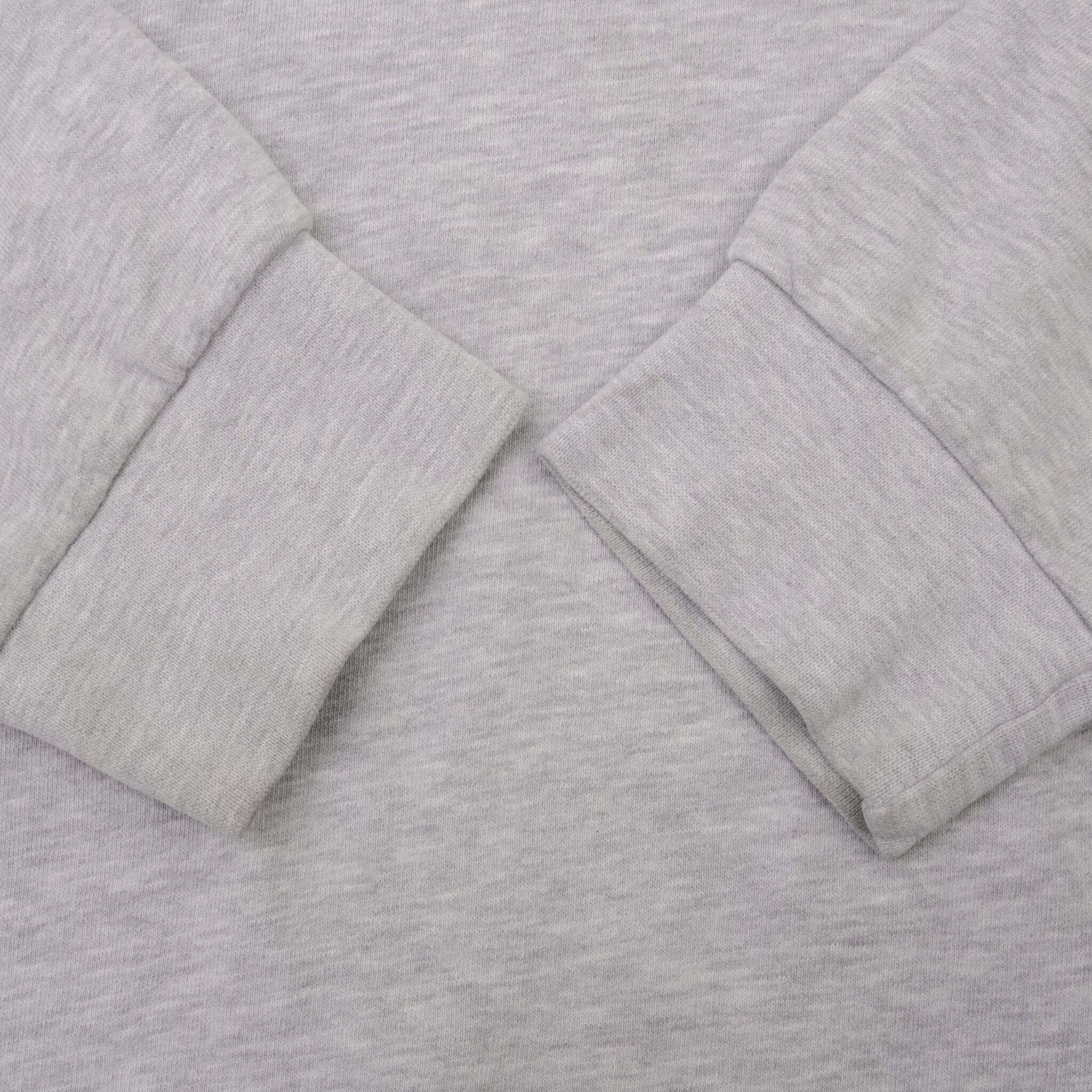 Vintage Nike Spellout Swoosh Grey Crewneck Sweatshirt 2000S Size XL