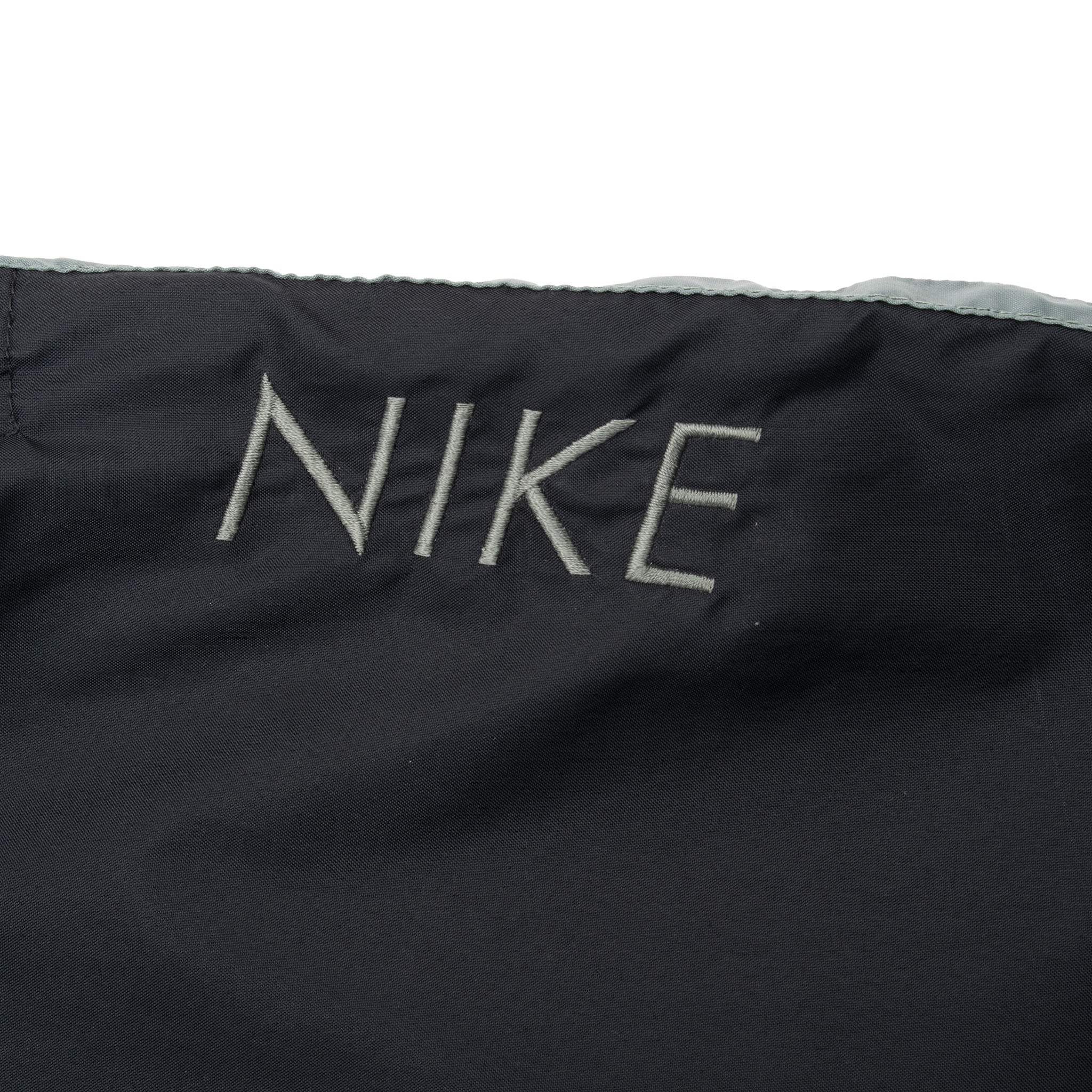 Vintage Nike Classic Swoosh Black Nylon Track Pants 1990S Size Large