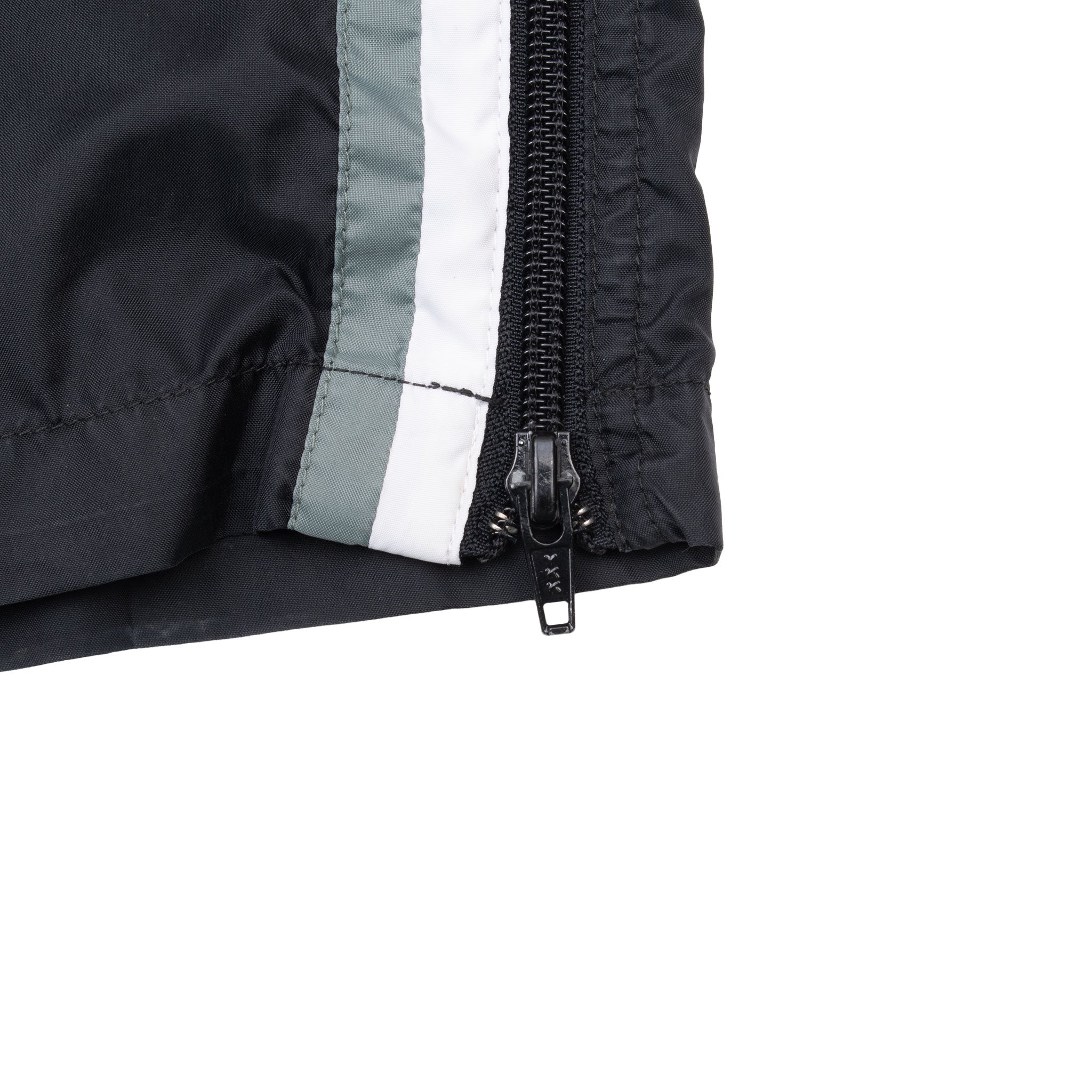 Vintage Nike Classic Swoosh Black Nylon Track Pants 1990S Size Large