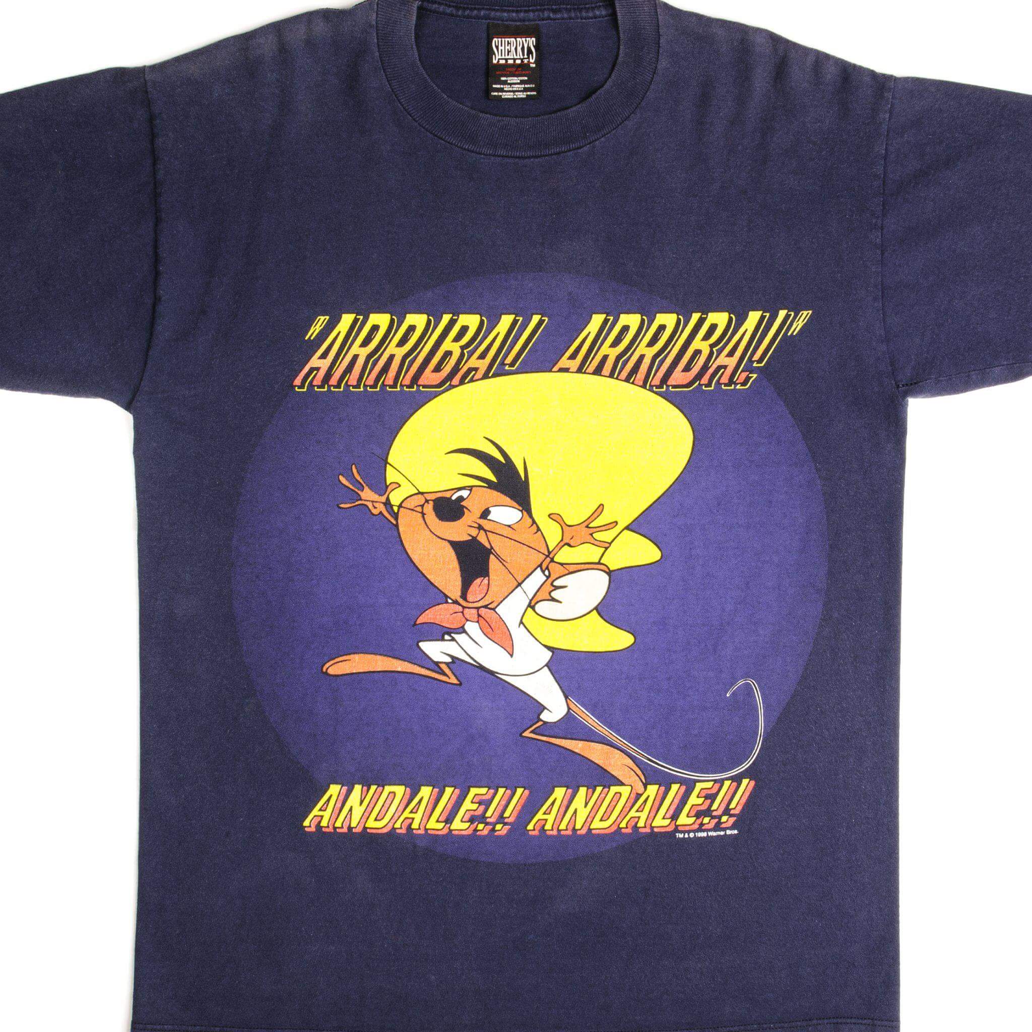 VINTAGE LOONEY TUNE SPEEDY GONZALES TEE SHIRT 1998 SIZE MEDIUM MADE IN USA