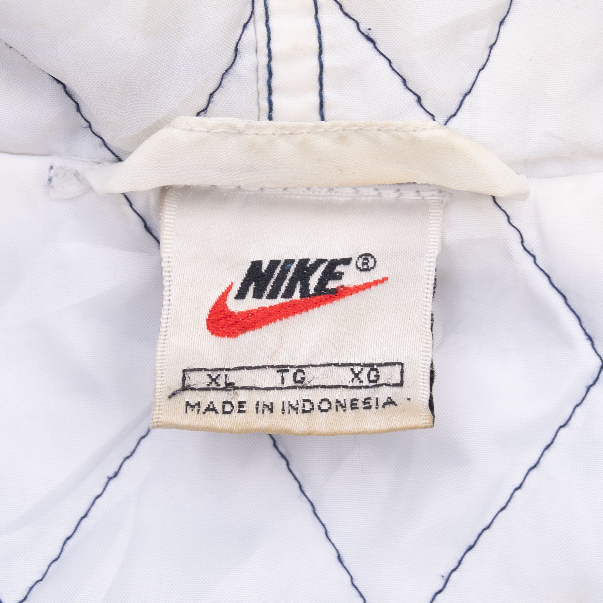 Vintage Nike Air Blue Hooded Windbreaker Jacket 1990S Size XL